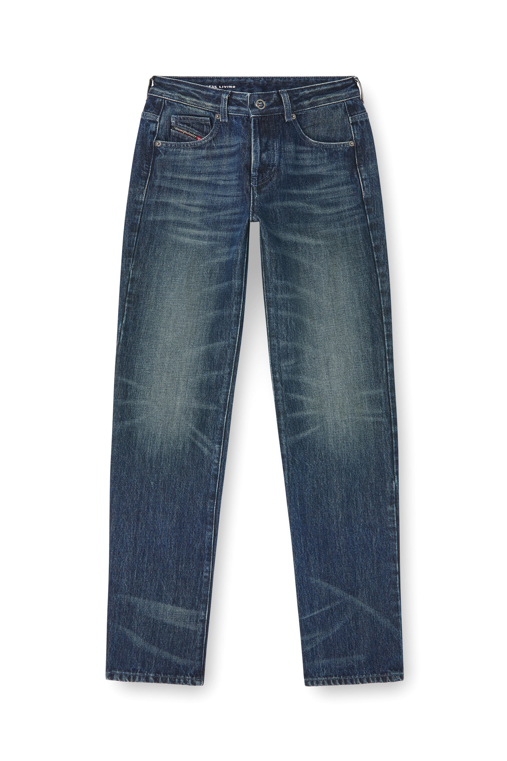 Diesel - Damen Regular Jeans D-Heel 007FZ, Dunkelblau - 6