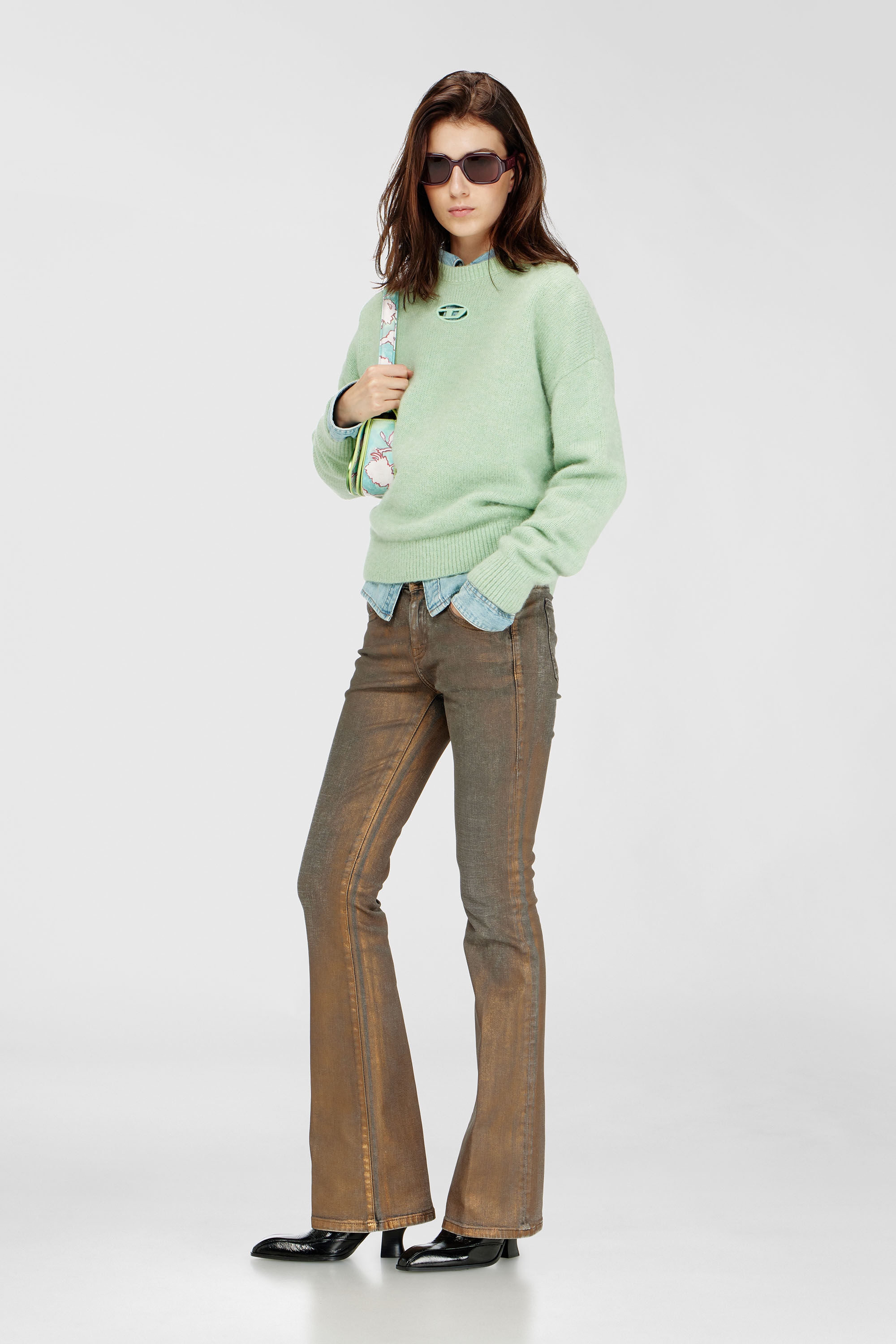 Diesel - Damen Bootcut Jeans 1969 D-Ebbey 09Q38, Braun - 1