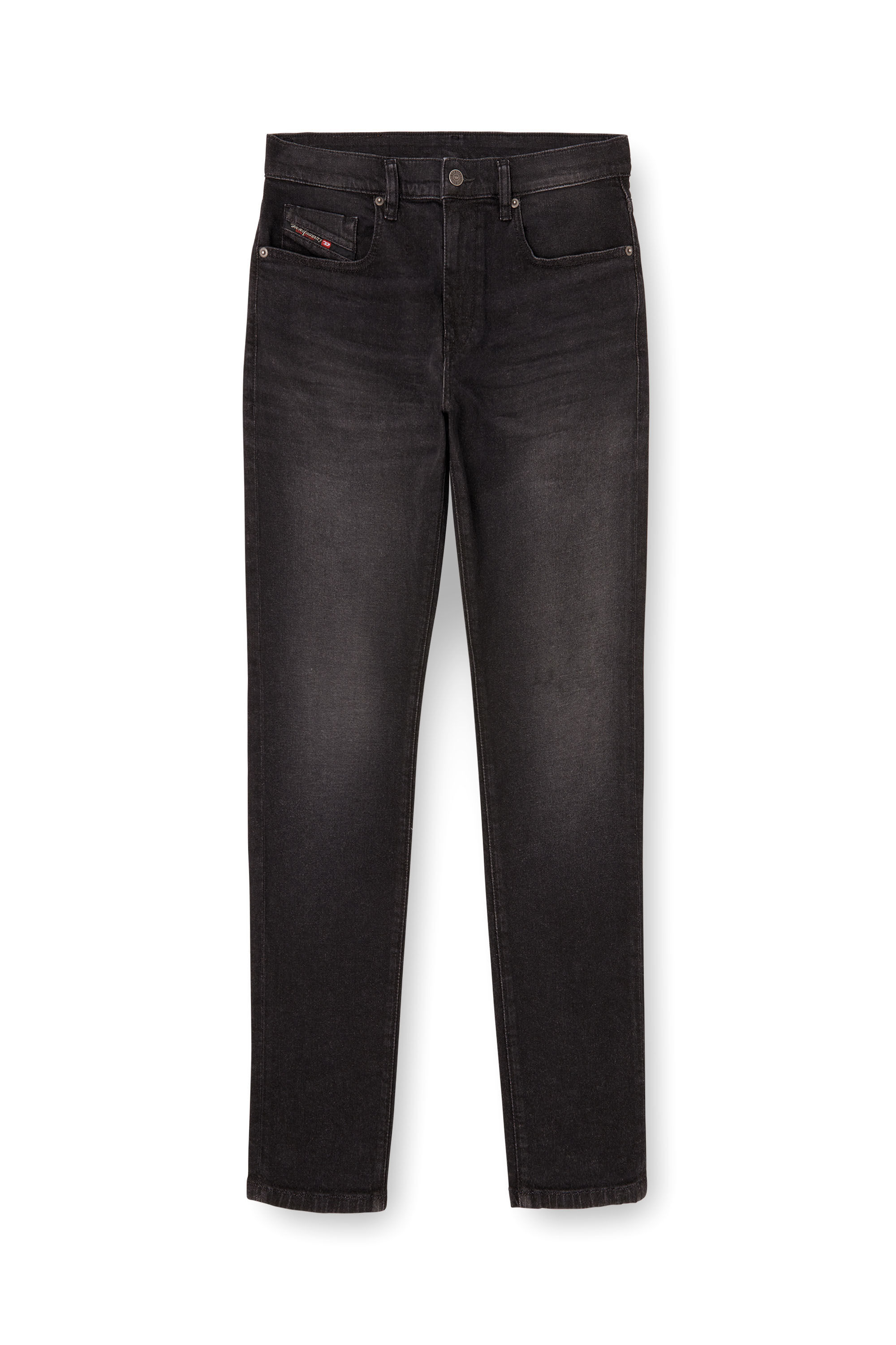 Diesel - Herren Slim Jeans 2019 D-Strukt 0DBDT, Schwarz/Dunkelgrau - 3