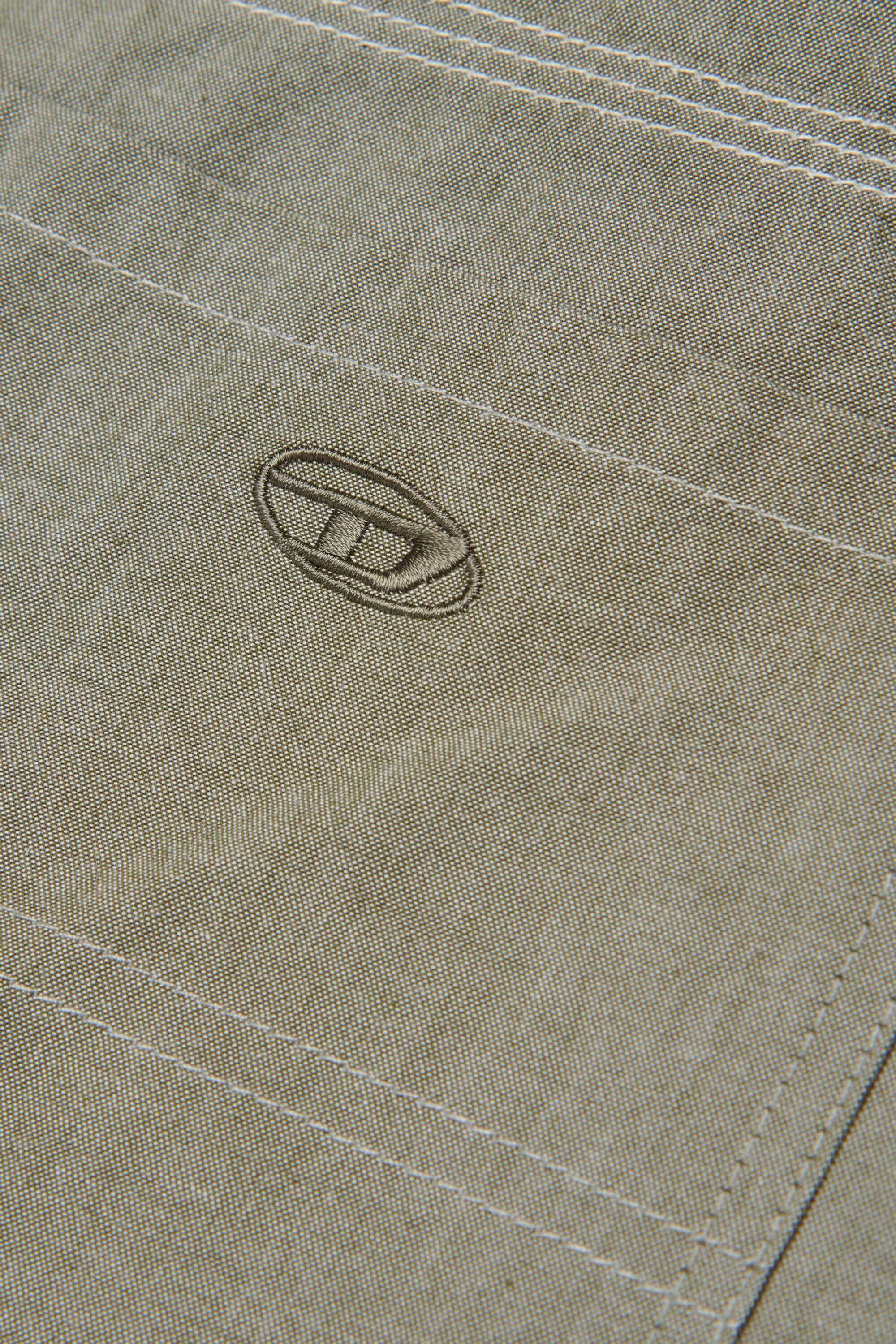 Diesel - PKEN SHORT, Herren Baumwoll-Bermudashorts mit aufgesetzten Taschen in Gr&uuml;n - 4