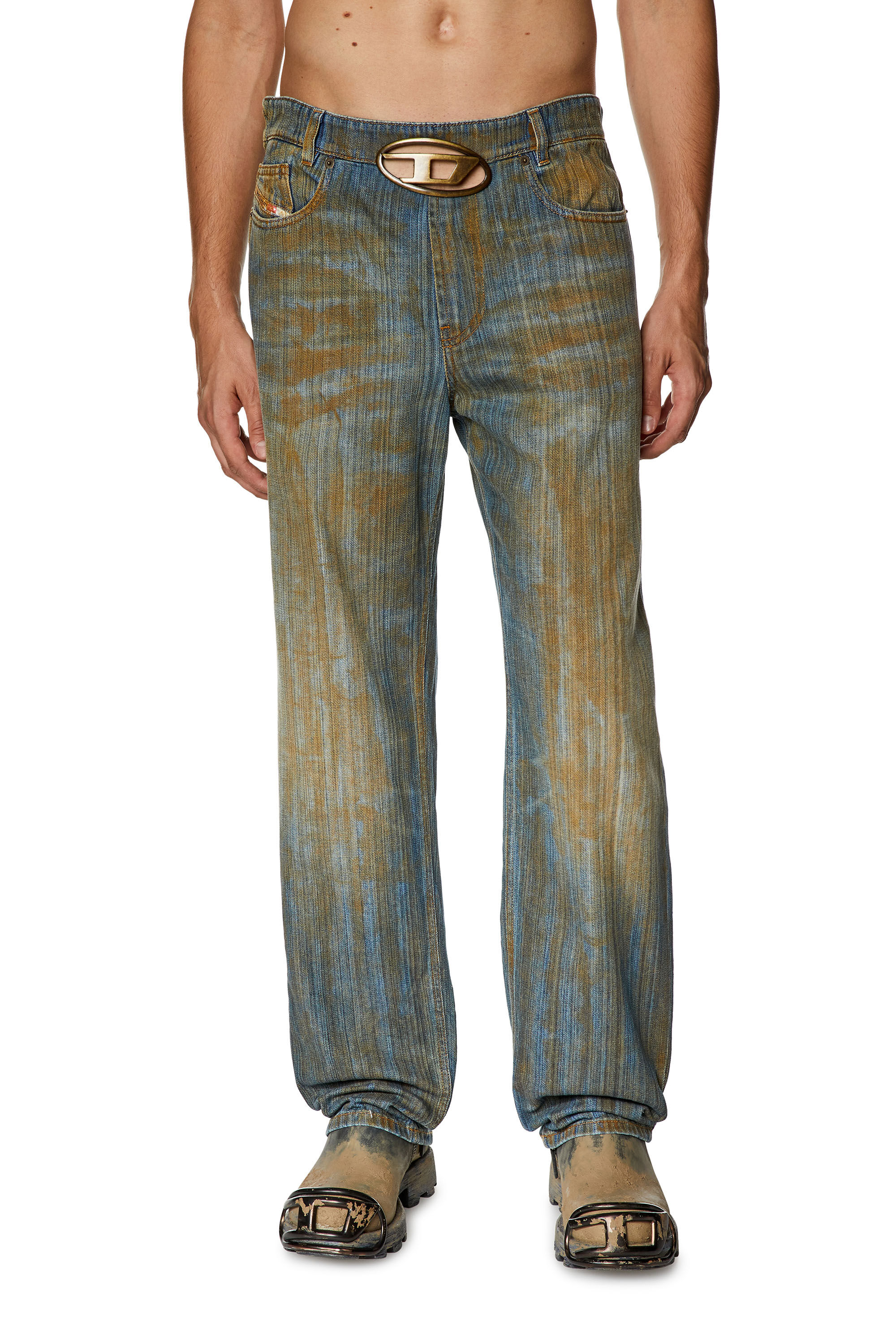 Diesel - Straight Jeans 2010 D-Macs 0NLAL, Mittelblau - Image 3