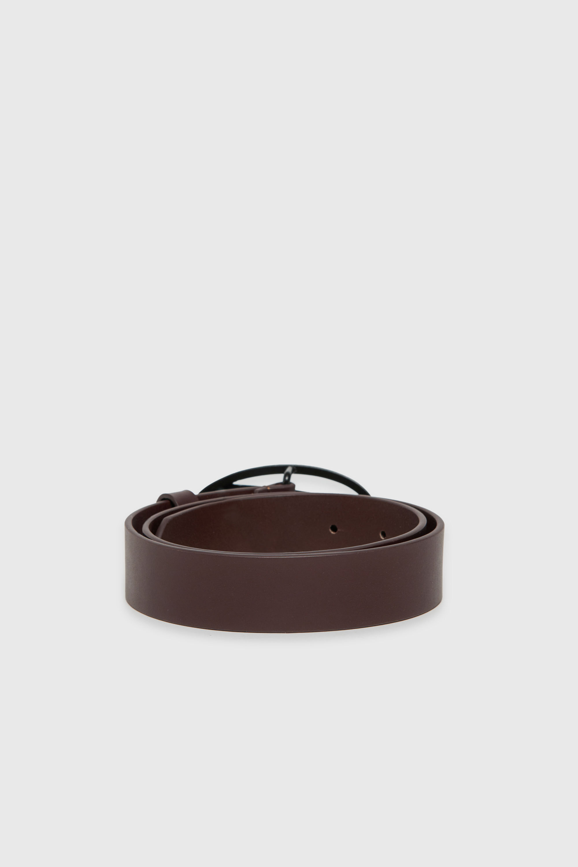 Diesel - B1DRN, Unisex 3 cm breiter Lederg&uuml;rtel mit ovaler D-Schnalle in Braun - 3