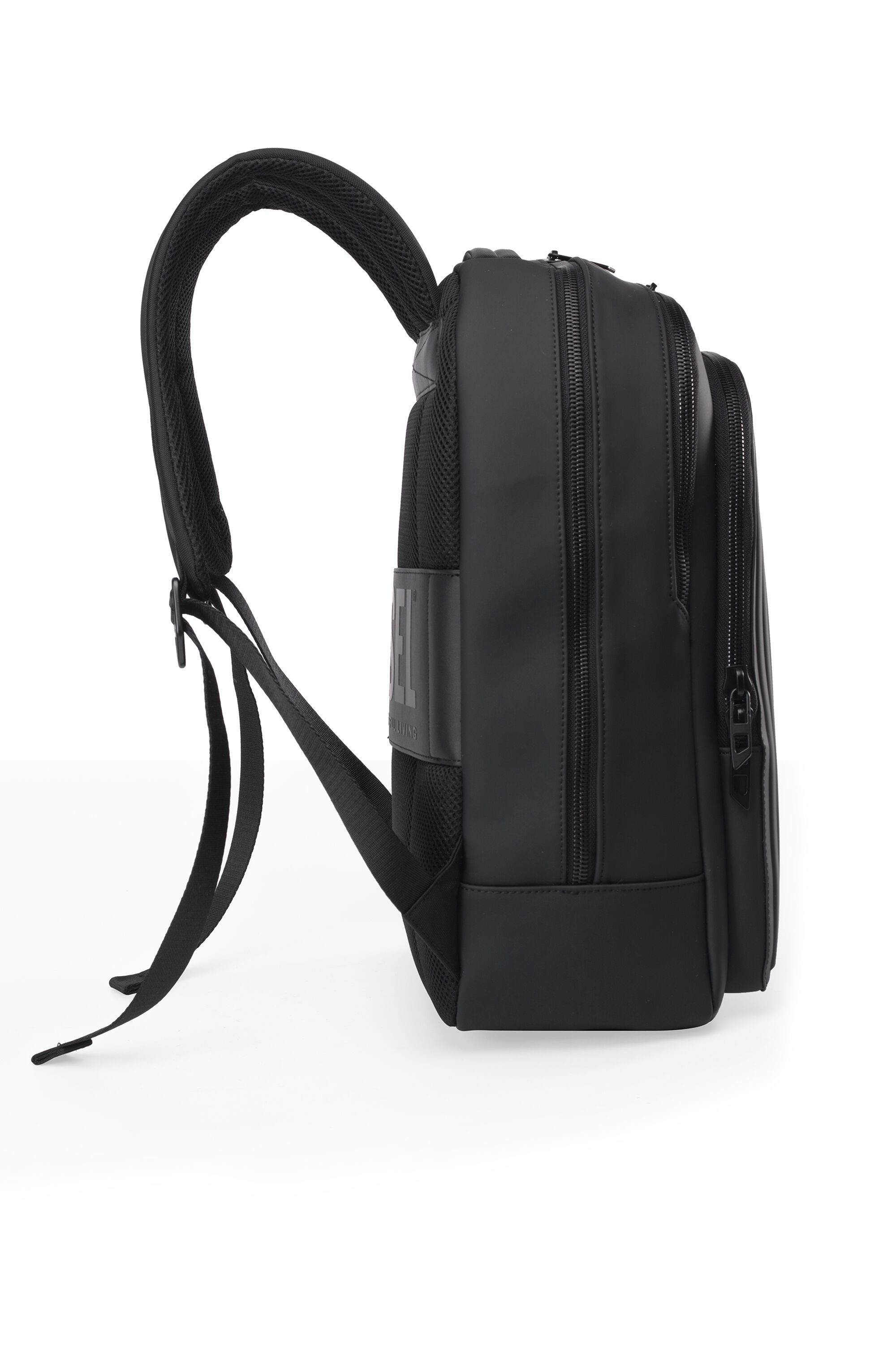 Diesel - DIESEL ALUMINUM BACKPACK DSB003, Unisex Funktionaler Business-Rucksack in Schwarz - 4