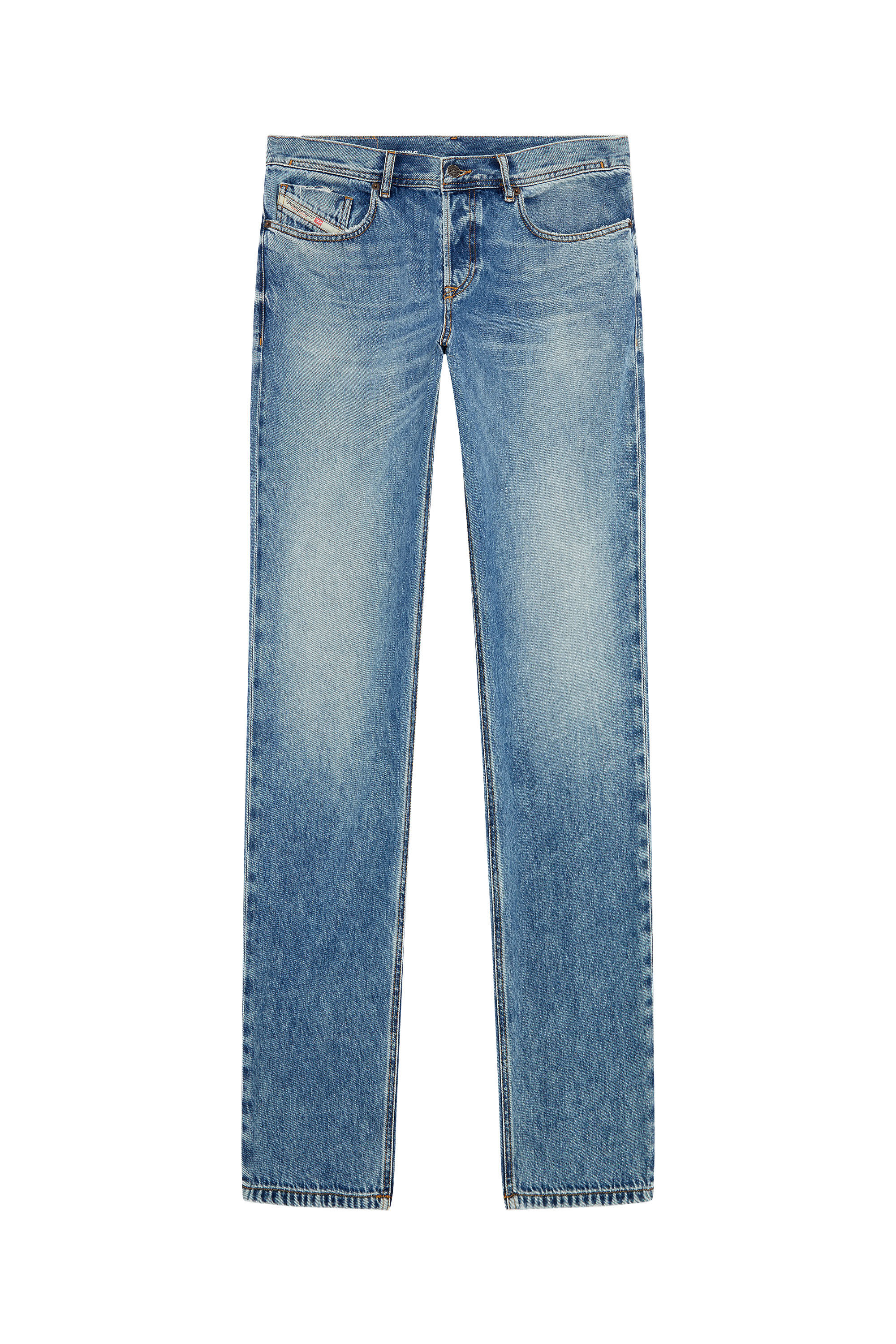 Diesel - Tapered Jeans 2023 D-Finitive 09H95, Mittelblau - Image 2
