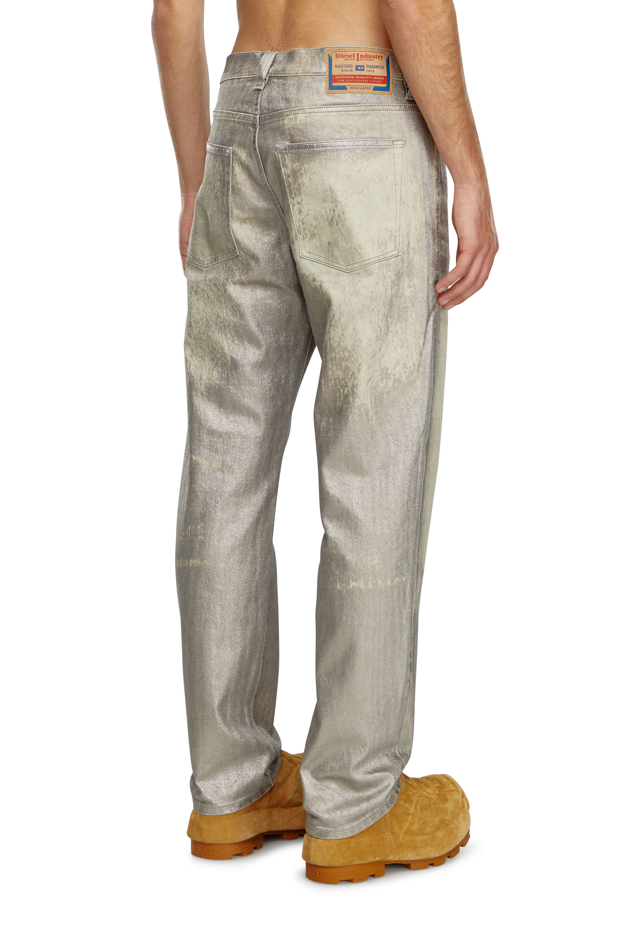 Diesel - Herren Regular Jeans 2024 D-Macs 0CBCZ, Grau - 4