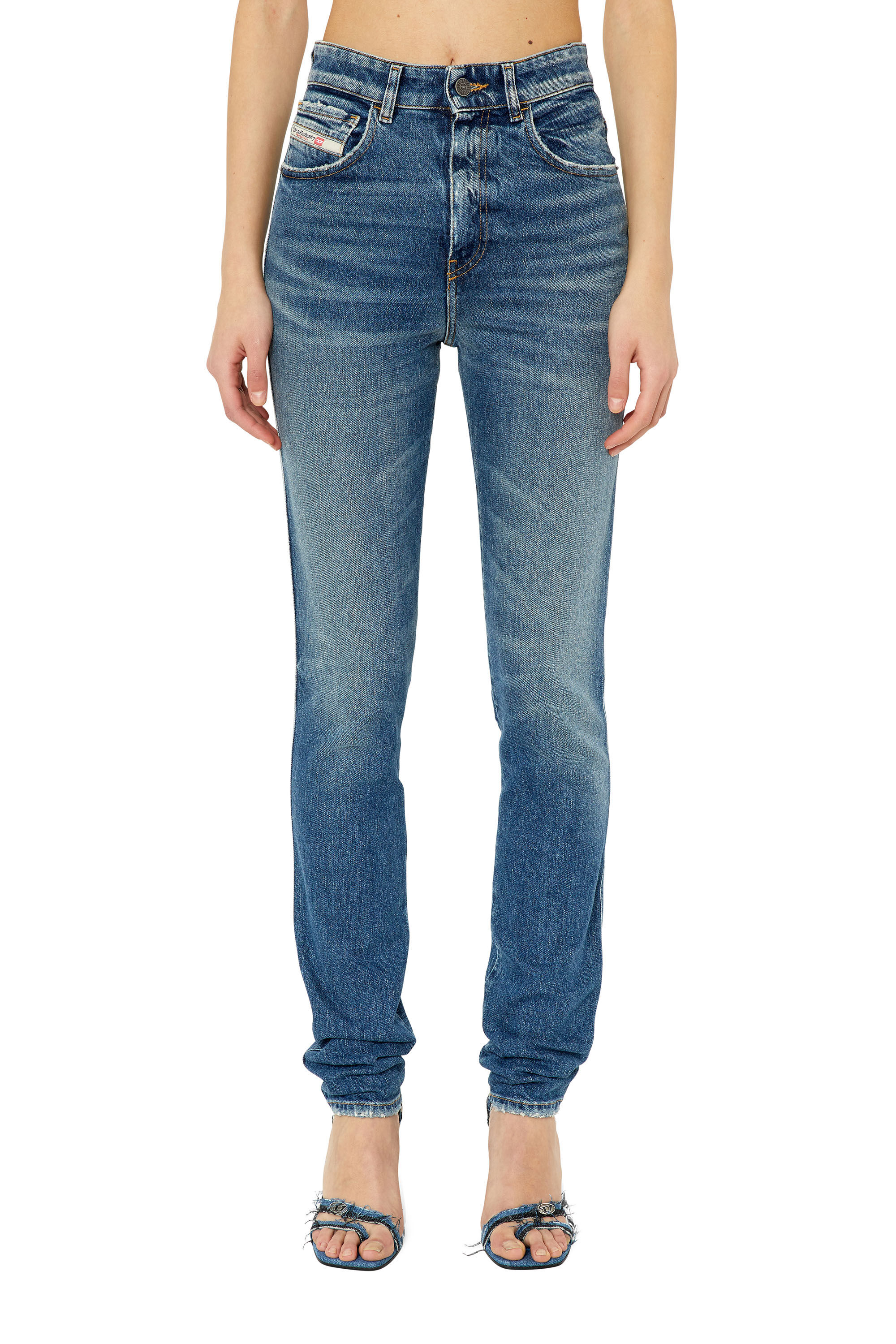 Diesel - 1994 007L1 Straight Jeans, Mittelblau - Image 3