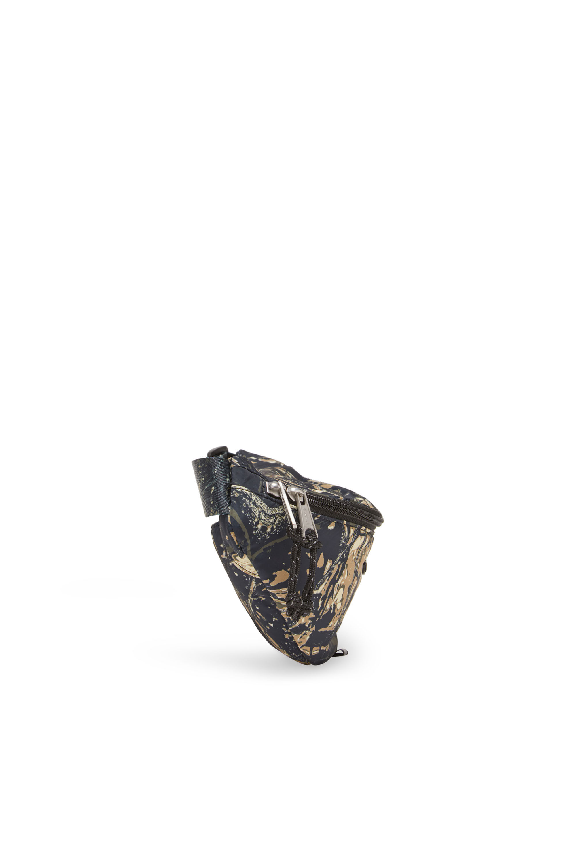 Diesel - D-PACK BELTBAG X, Herren D-Pack-Gürteltasche aus Camouflage-Print-Stoff in Armeegrün - 4