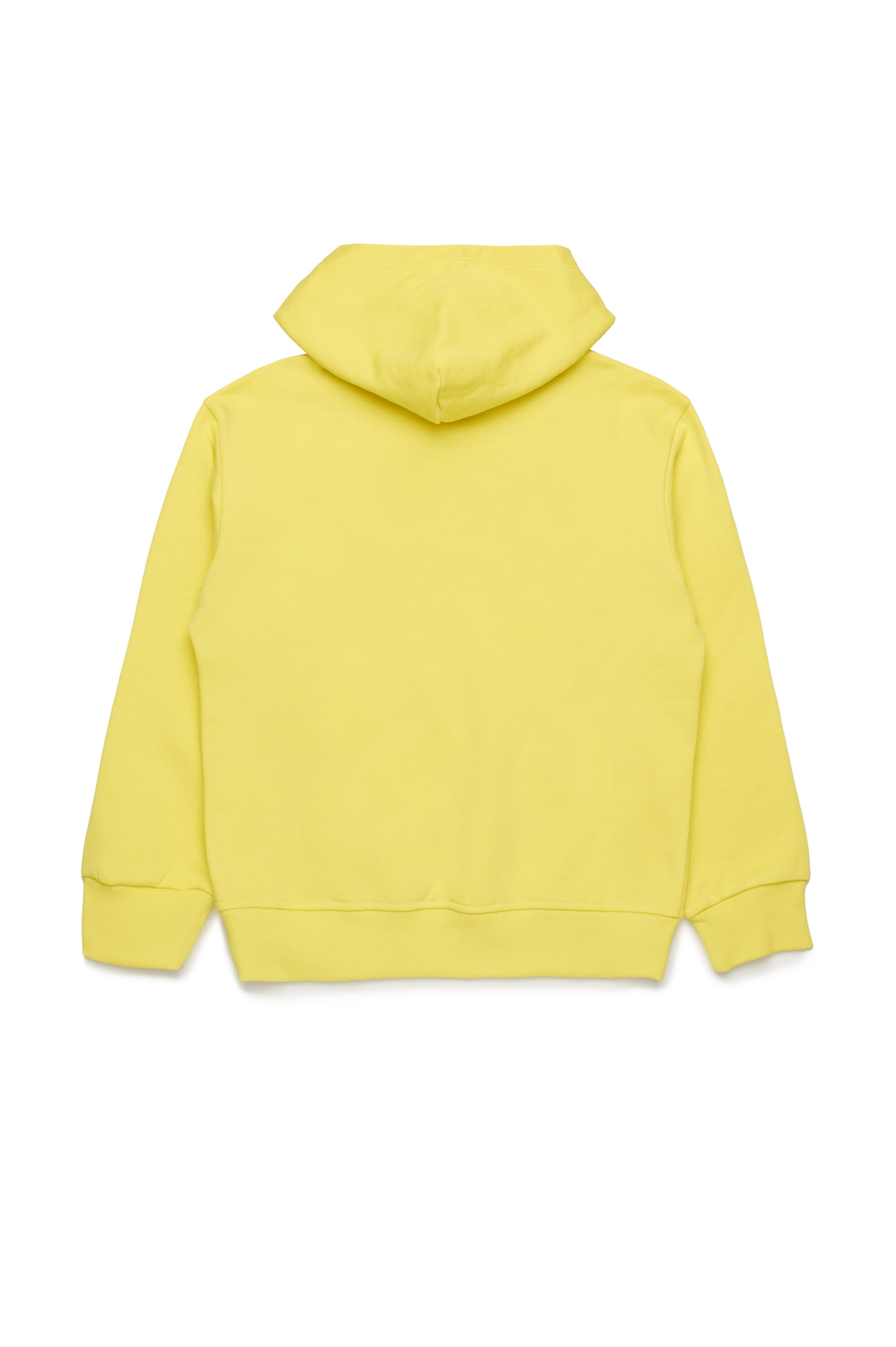 Diesel - SGINNHOODL5 OVER, Herren Hoodie mit verschmiertem Logo in Gelb - 2