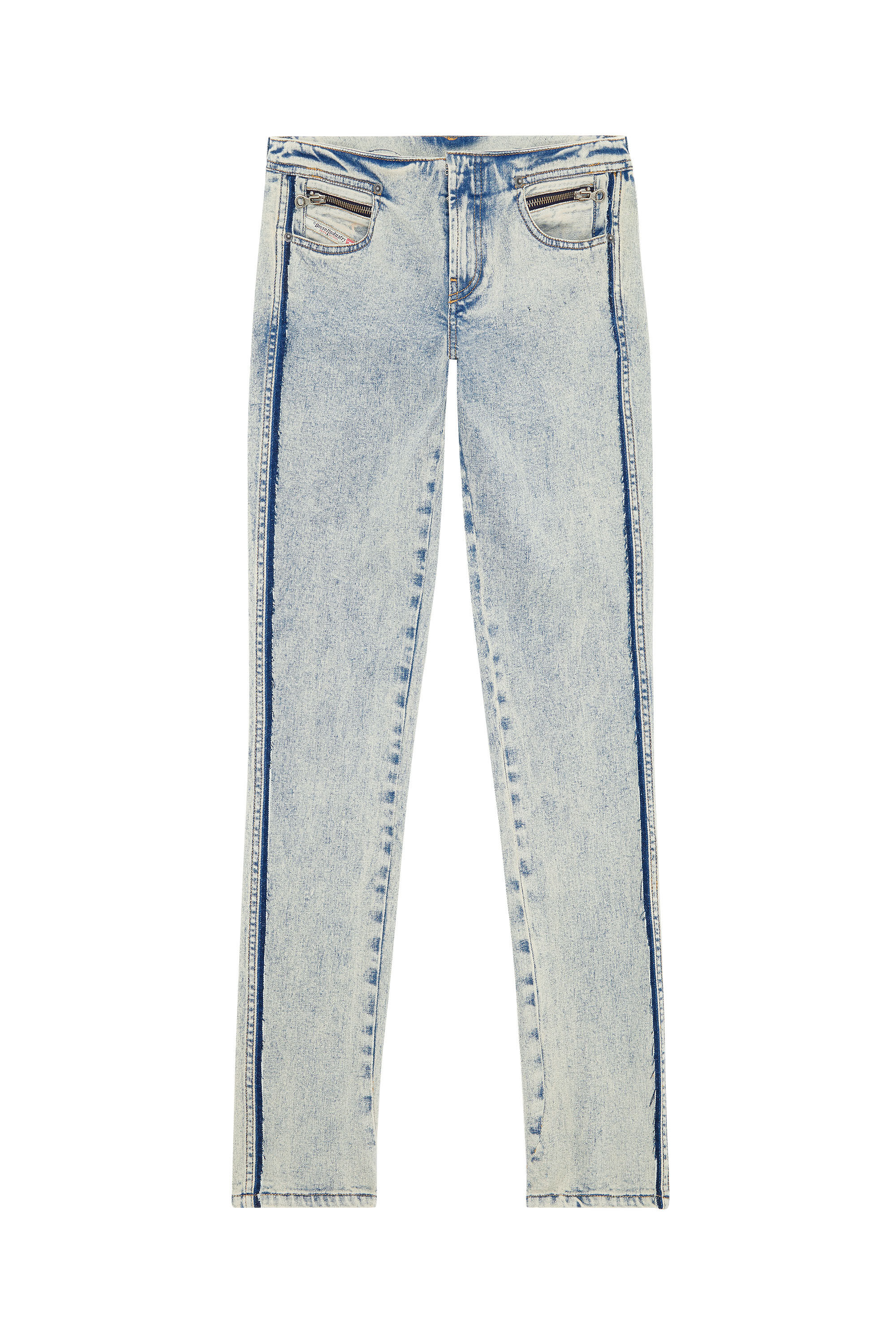 Diesel - Skinny Jeans D-Tail 09F12, Mittelblau - Image 2
