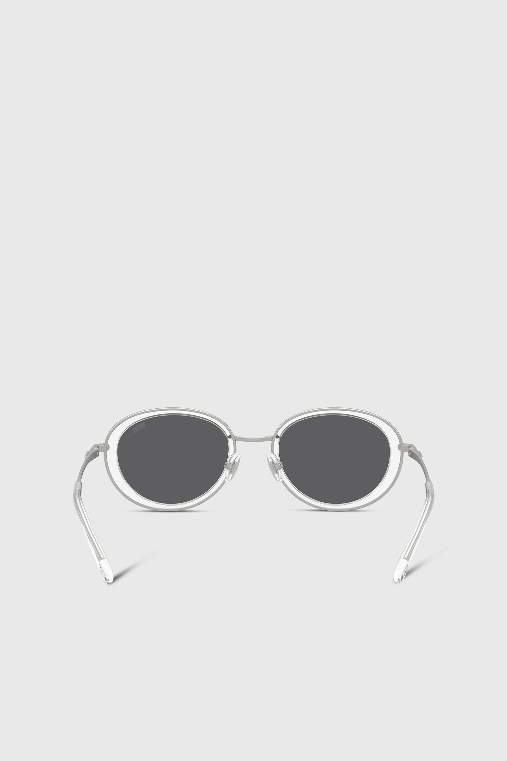 Diesel - 0DL1018, Unisex Ovale Sonnenbrillen in Wei&szlig; - 3