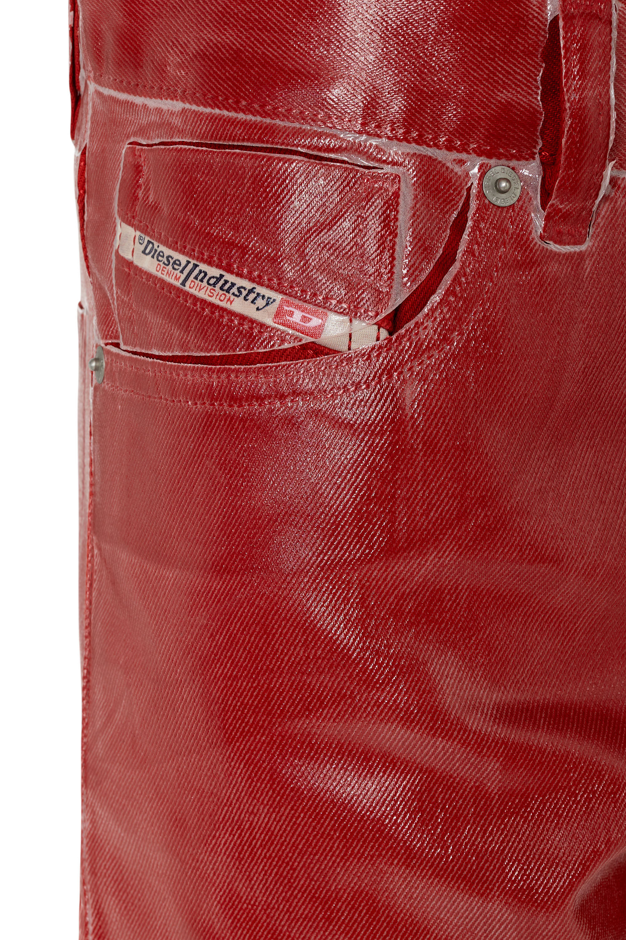 Diesel - 1995 09E50 Straight Jeans, Rot - Image 6
