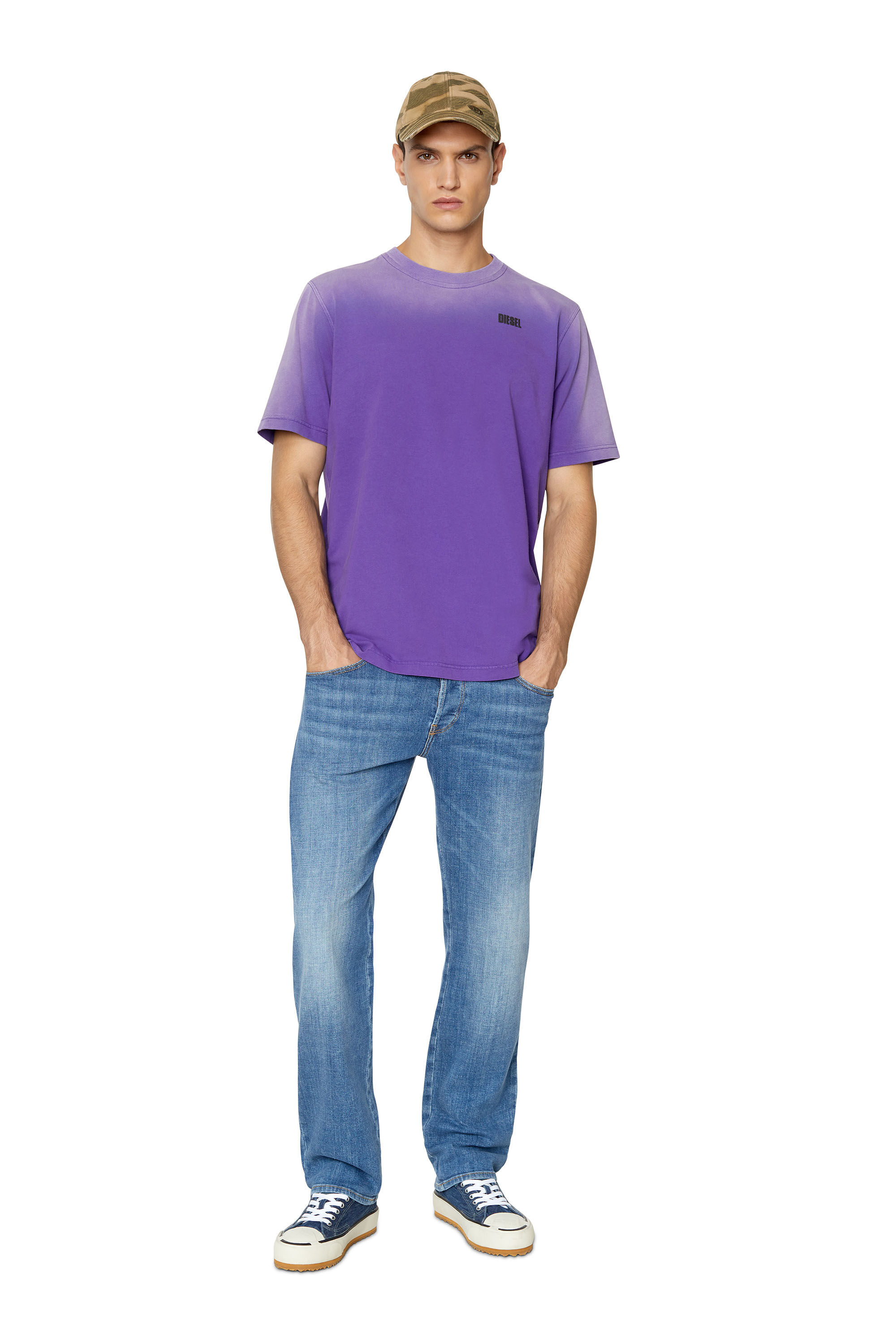 Diesel - D-Mihtry 0IHAT Straight Jeans, Mittelblau - Image 1