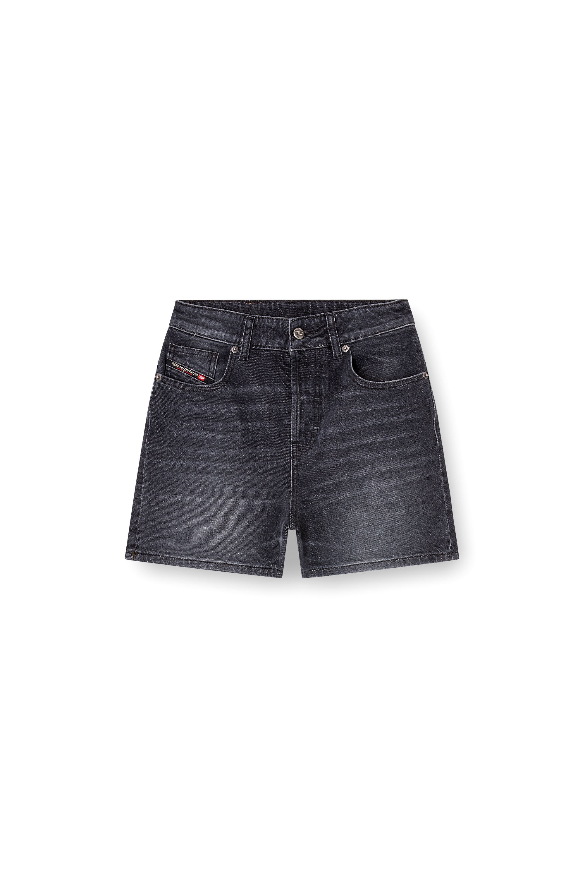 Diesel - DE-JIRO, Damen Shorts aus Denim in Schwarz - 2