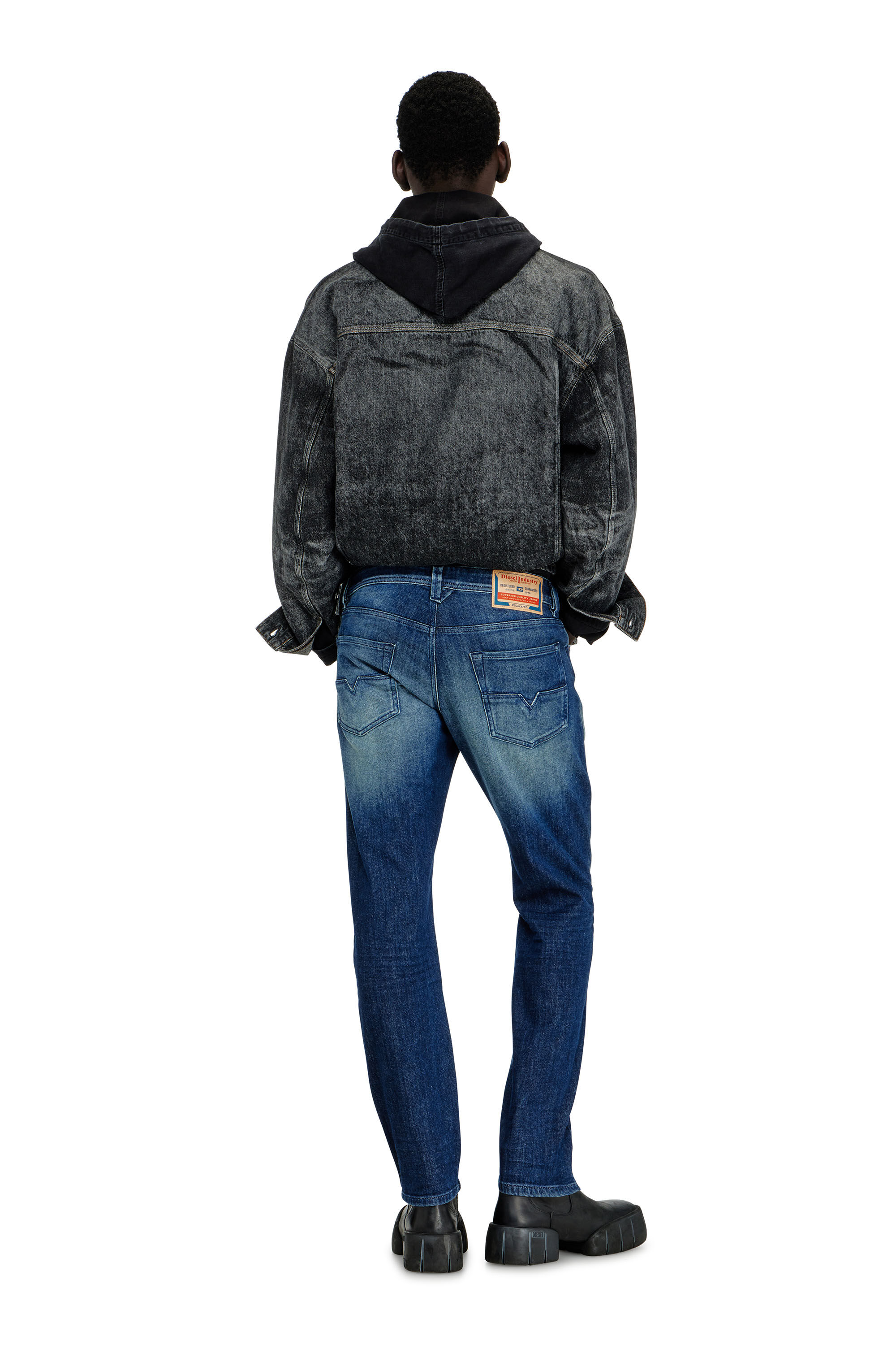 Diesel - Herren Regular Jeans 1986 Larkee-Beex 0KBBR, Dunkelblau - 3