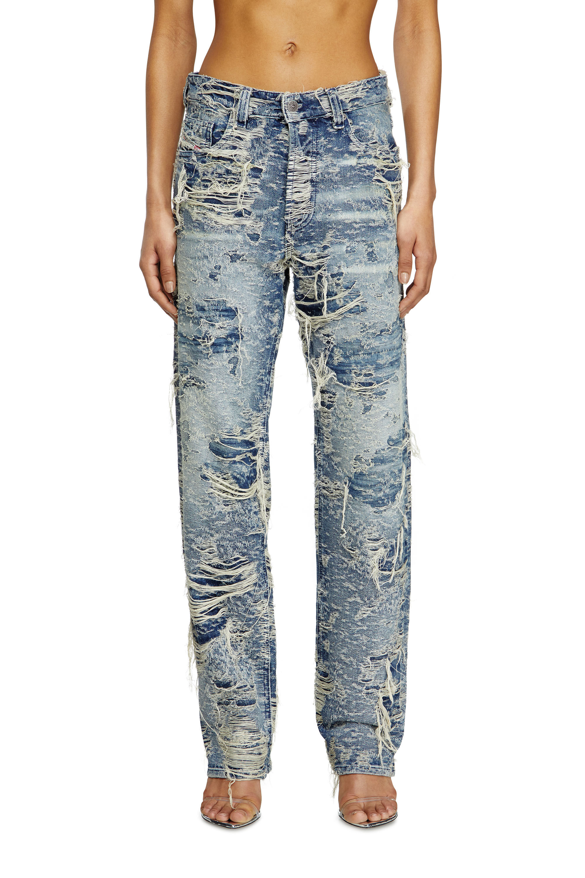 Diesel - Damen Regular Jeans 1988 D-Ark 09M04, Mittelblau - 3