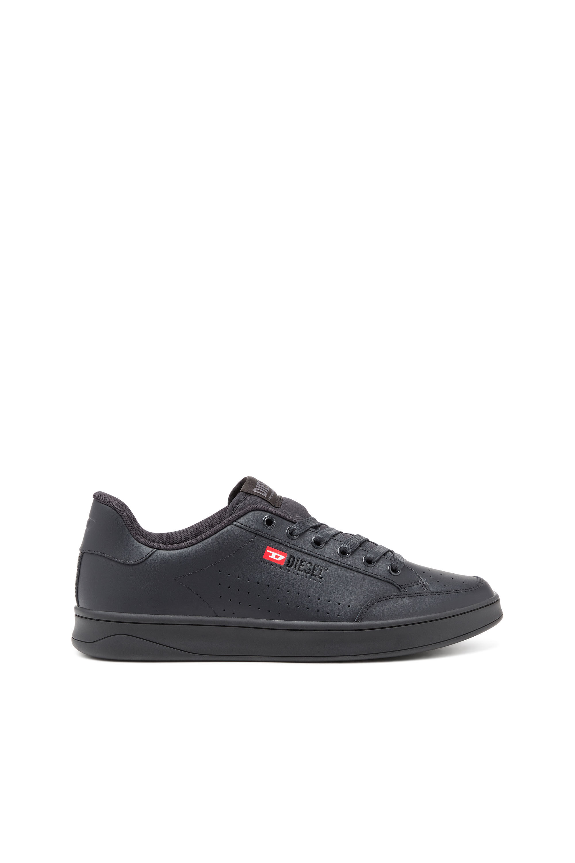 Diesel - S-ATHENE VTG, Herren S-Athene-Low Top-Sneakers aus Leder und Nylon in Schwarz - 1