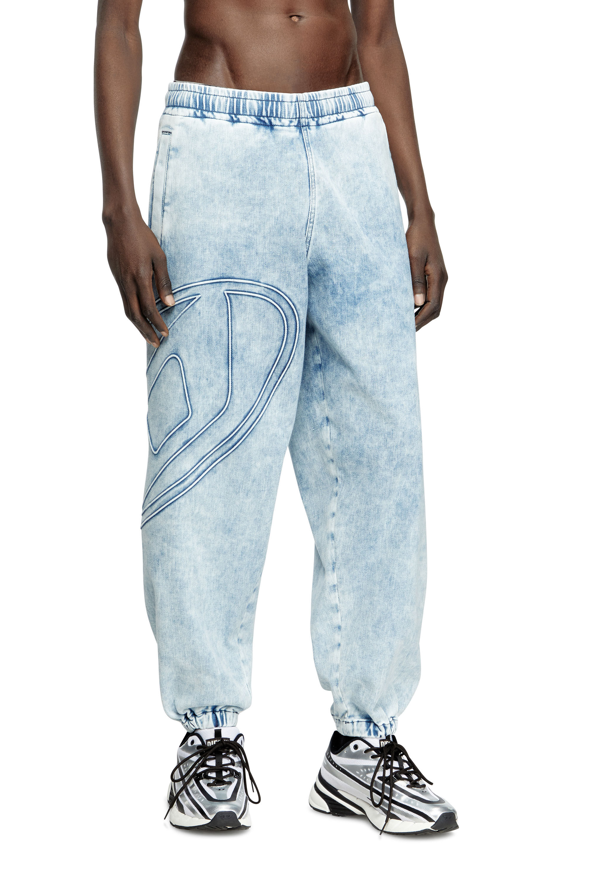 Diesel - Unisex Slim D-Pint Track Denim 0ABCN, Hellblau - 3