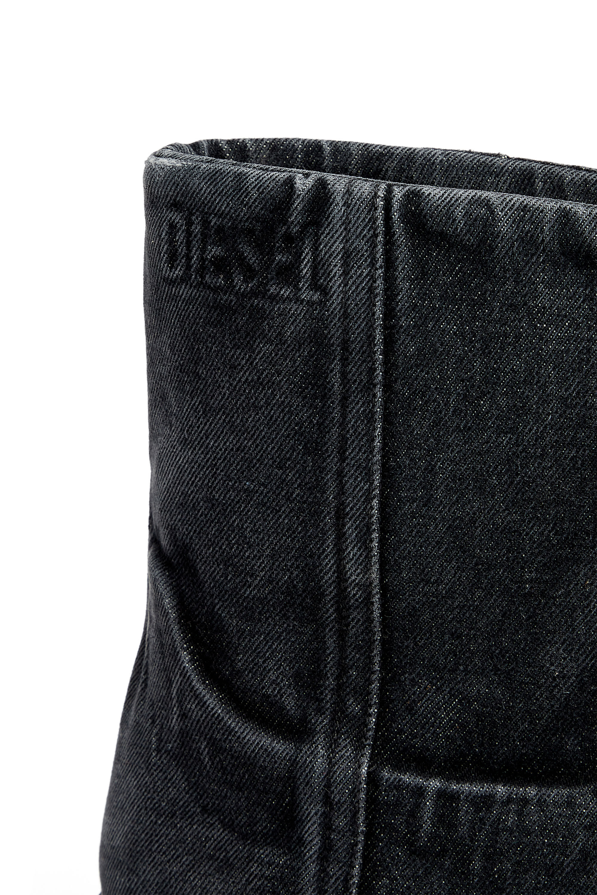 Diesel - D-HAMMER CH MD, Unisex D-Hammer-Chelsea Boots aus gewaschenem Denim in Schwarz - Image 4