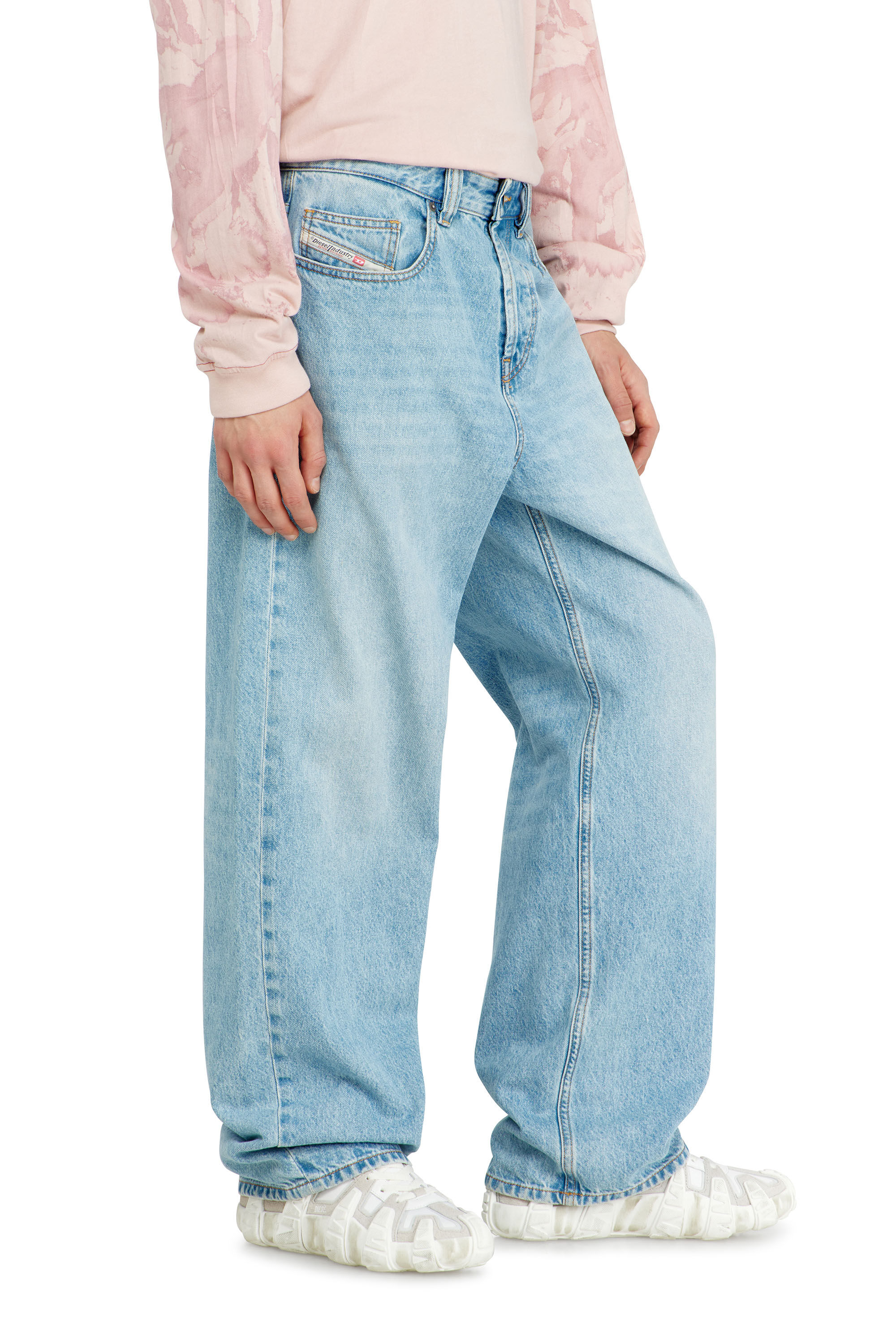 Diesel - Herren Relaxed Jeans 2001 D-Macro 09I29, Hellblau - 7