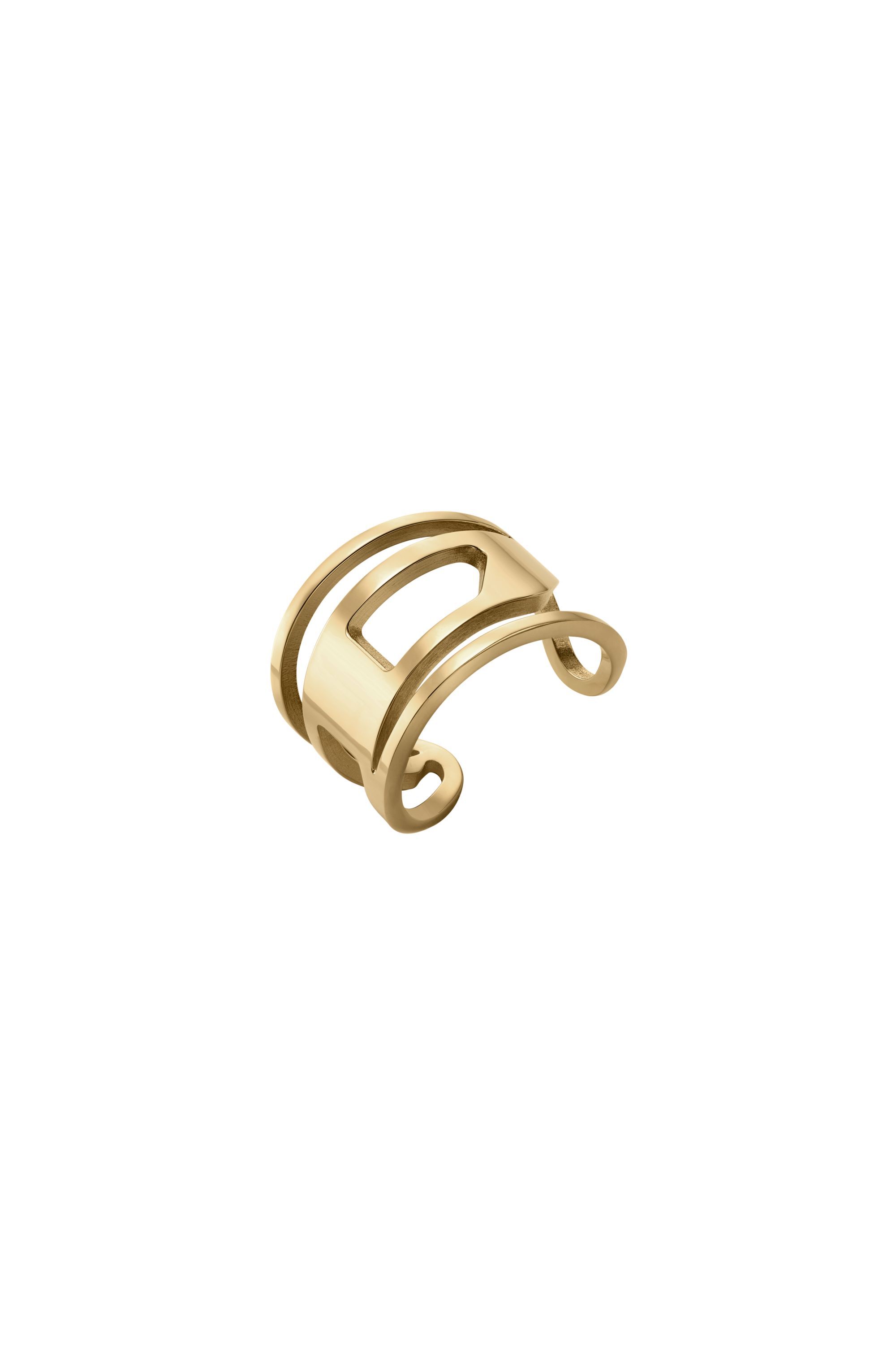 Diesel - DX1569710 JEWEL, Unisex Bandring aus goldenem Edelstahl in Gold - 1