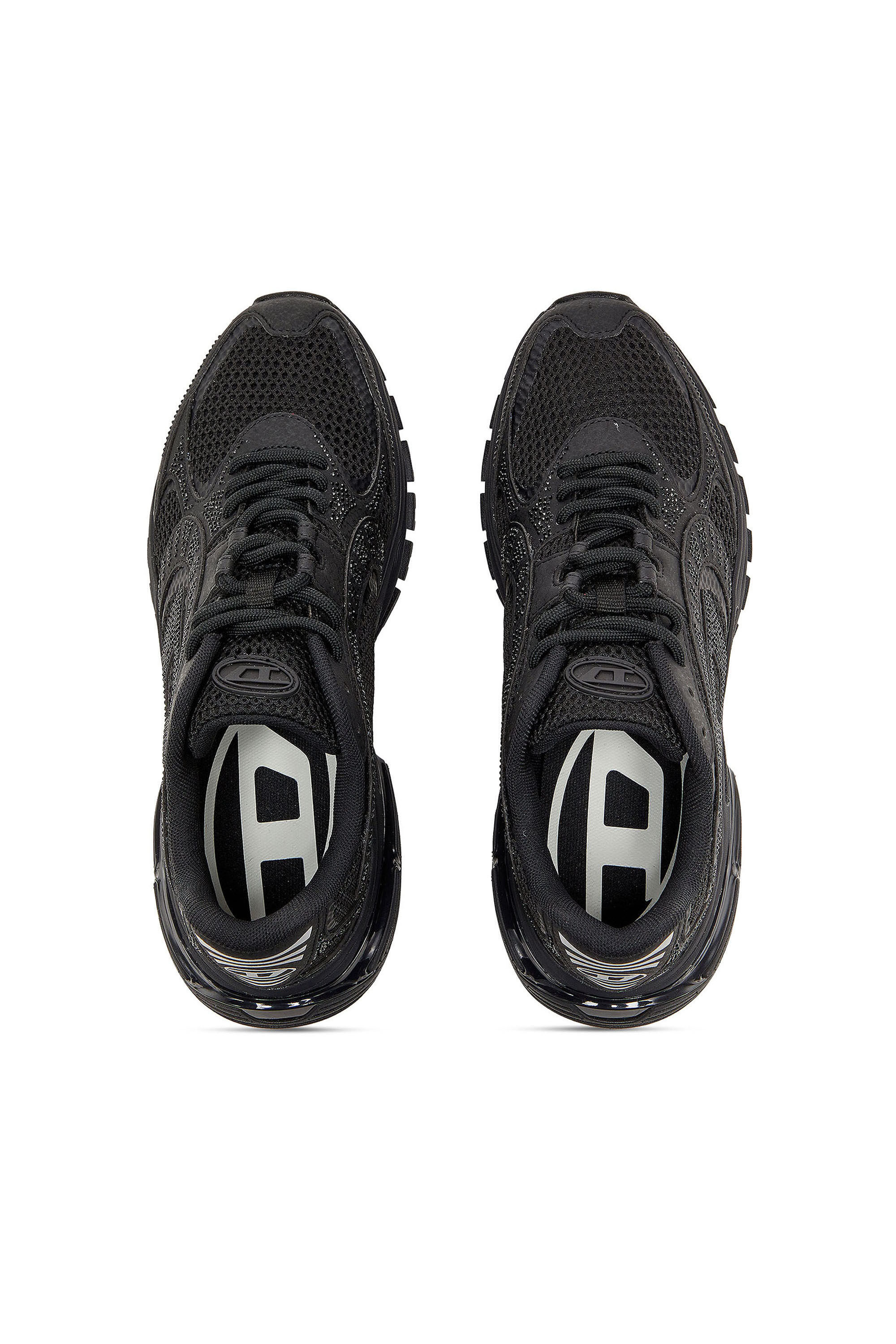 Diesel - S-PRO-V-DENSE LOW W, Damen S-Pro-V-Dense - Mesh-Sneaker mit Kristallen in Schwarz - 4