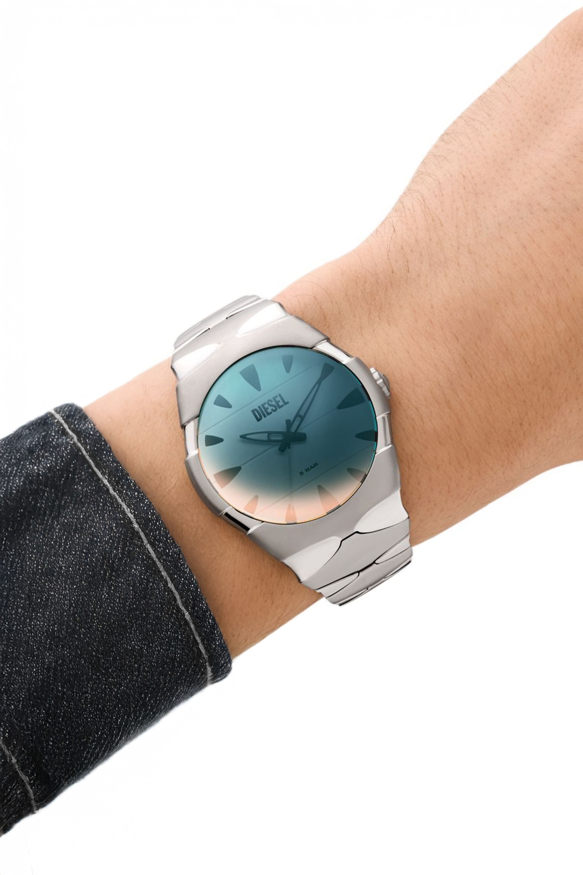 Diesel - DZ2212, Herren D-Scruptor Armbanduhr aus Edelstahl in Silber - 4