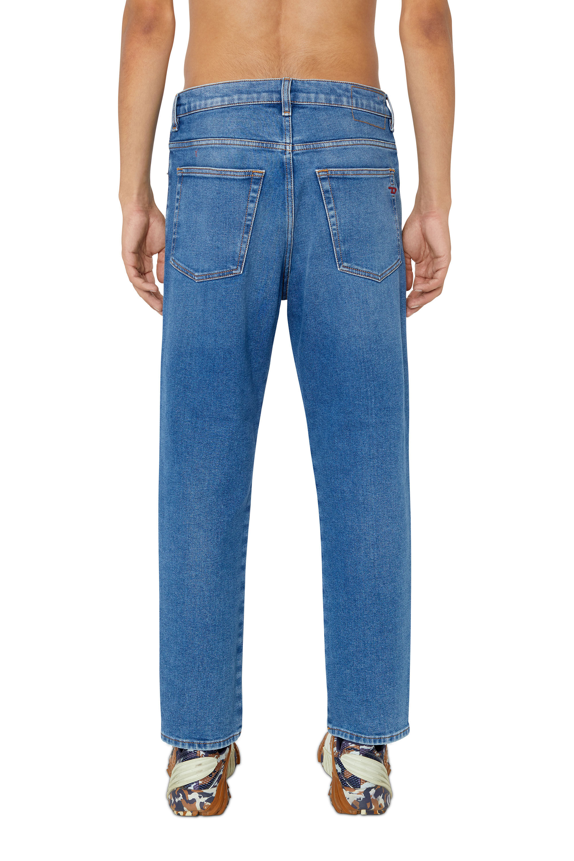 Diesel - 2005 D-FINING 09E34 Tapered Jeans, Mittelblau - Image 4