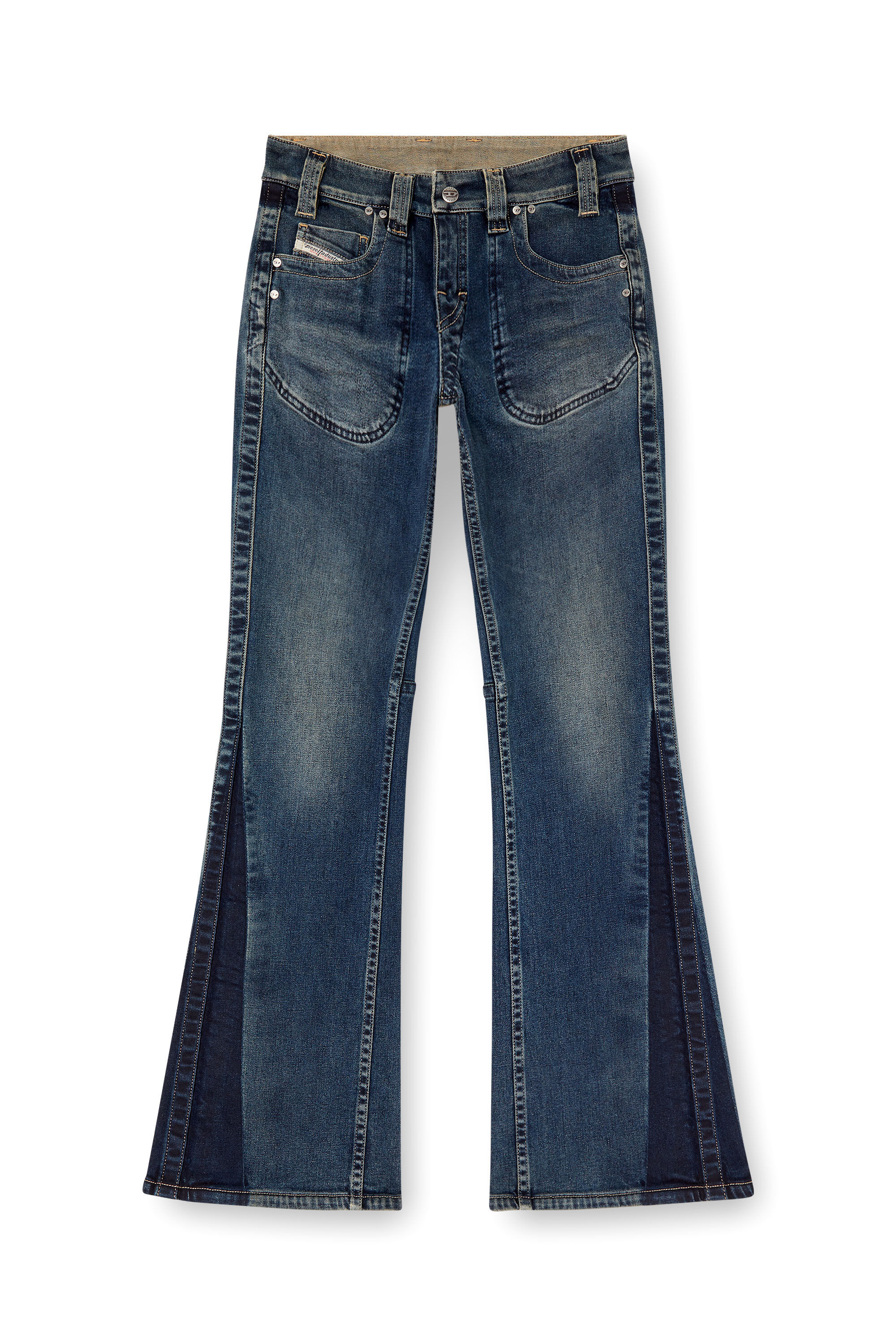 Diesel - Damen Bootcut Jeans D-Resh 09J06, Mittelblau - 2