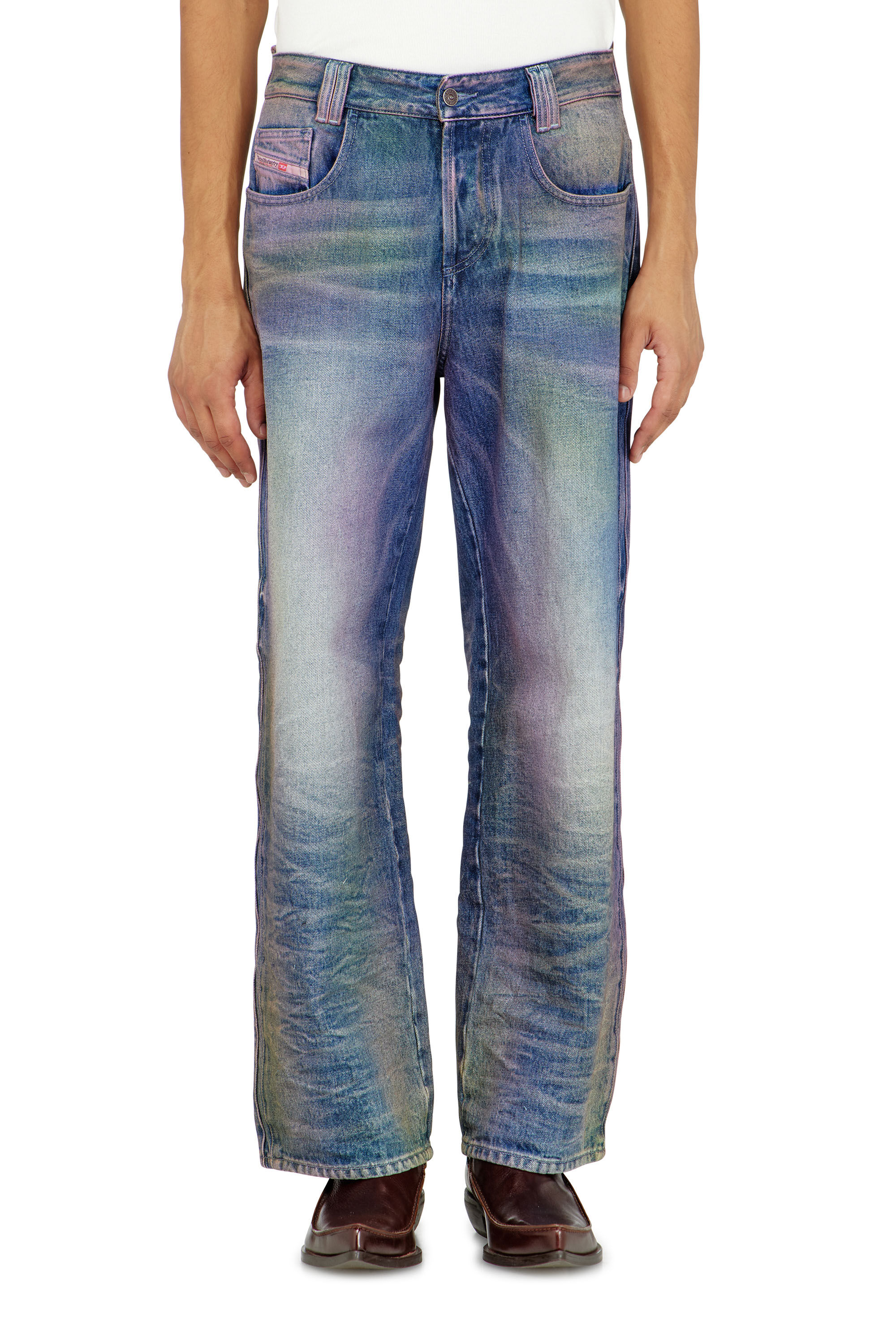 Diesel - Unisex's Relaxed Jeans 1982 D-Hakou 007FW, Medium blue - 4