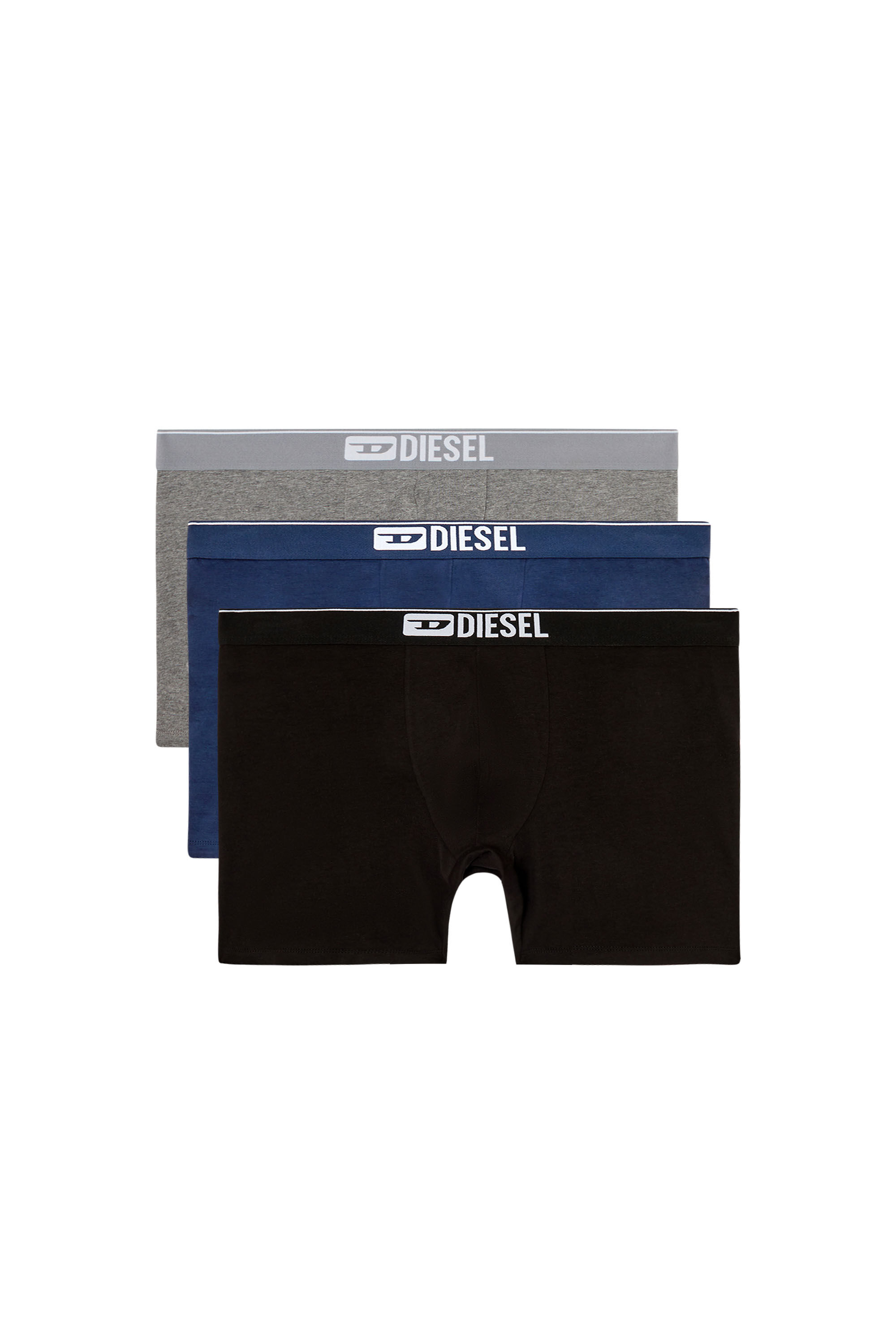 Diesel - MAX-3PACK, Herren Retropants im Dreierpack aus Baumwollstretch in Blau/Schwarz - 2