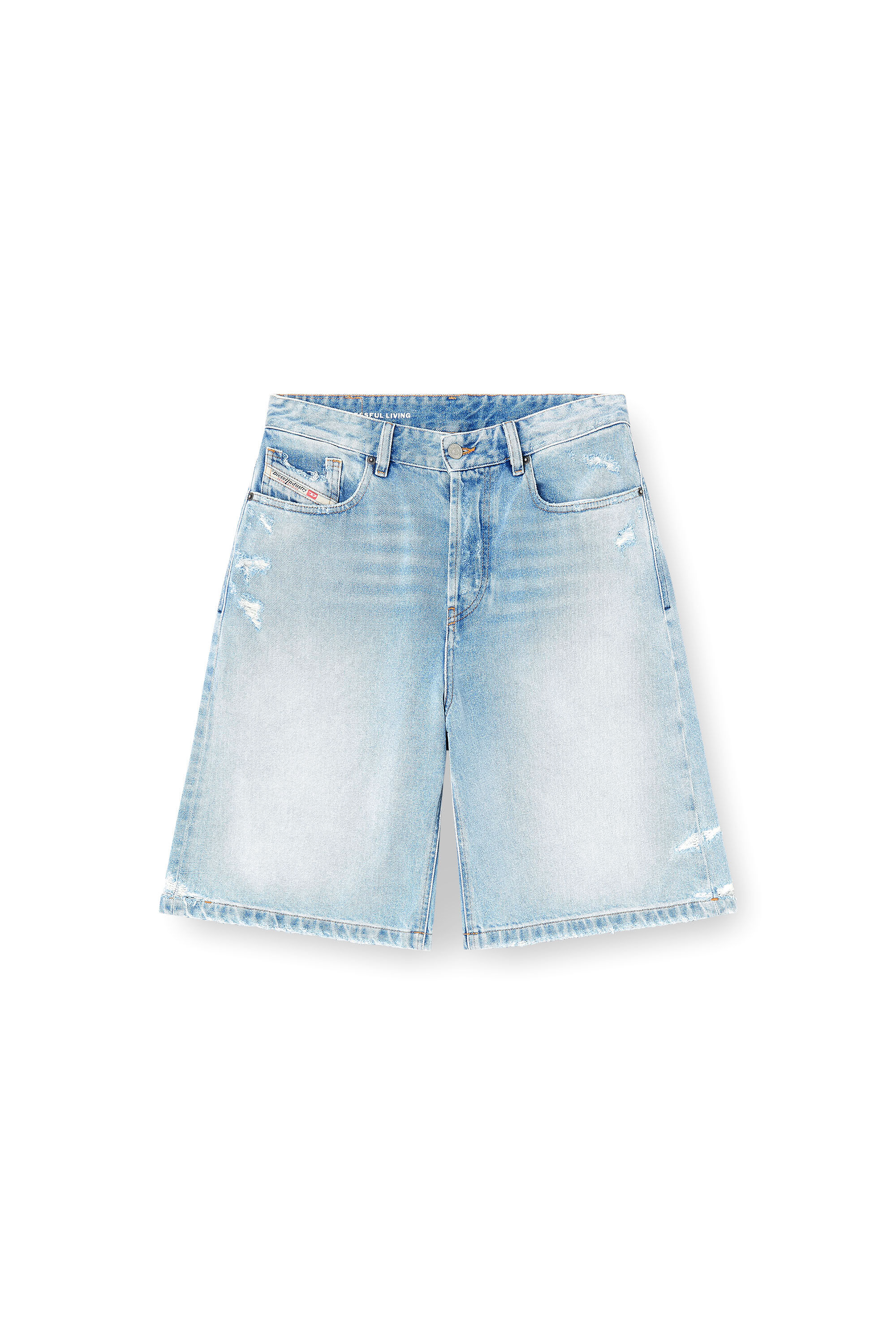 Diesel - DE-SIRE-SHORT, Damen Shorts aus Destroyed-Denim in null - 2