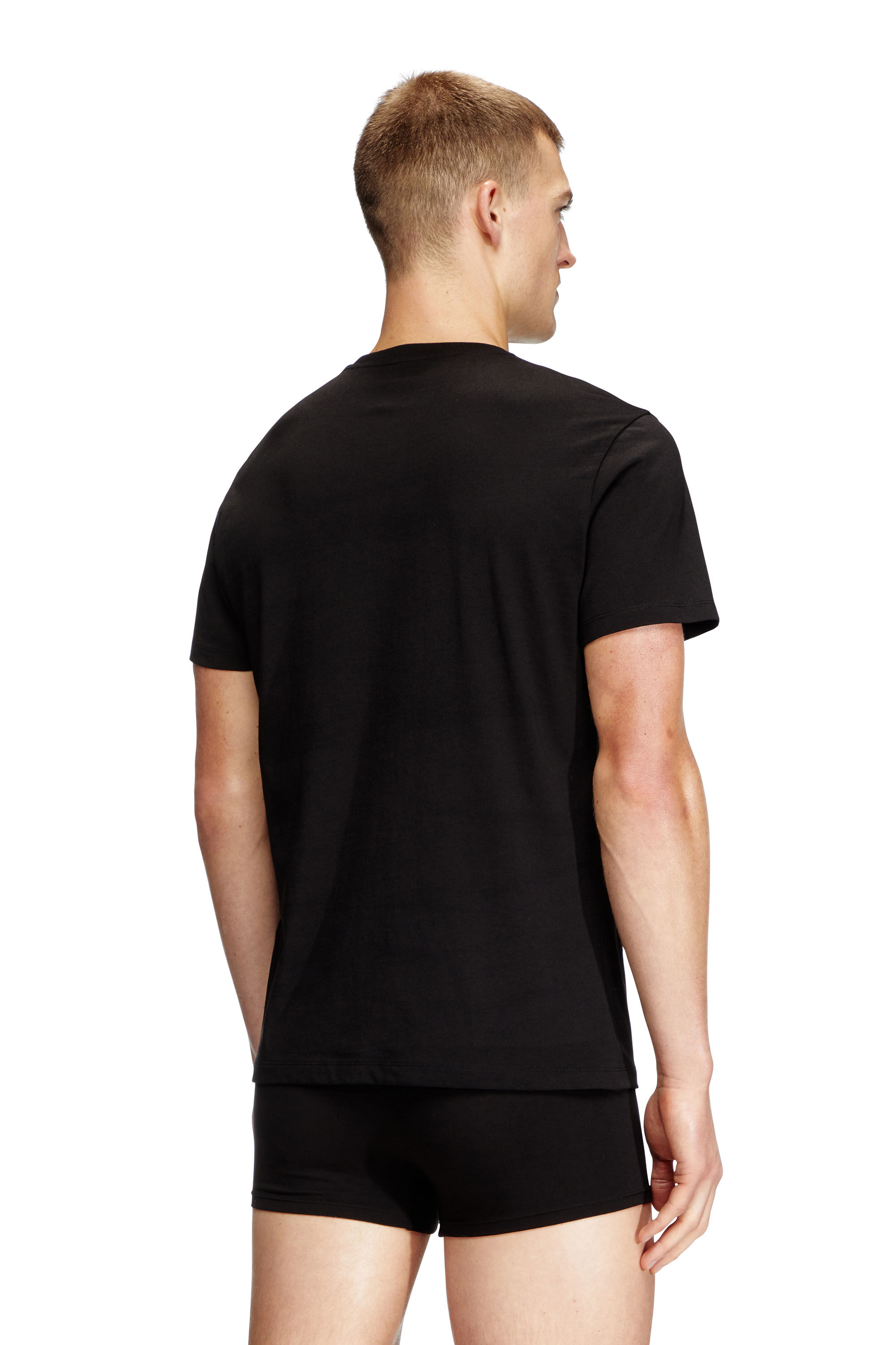 Diesel - MICHAEL-D-BOX-3PACK, Herren T-Shirts mit V-Ausschnitt im Dreierpack in Schwarz - 4