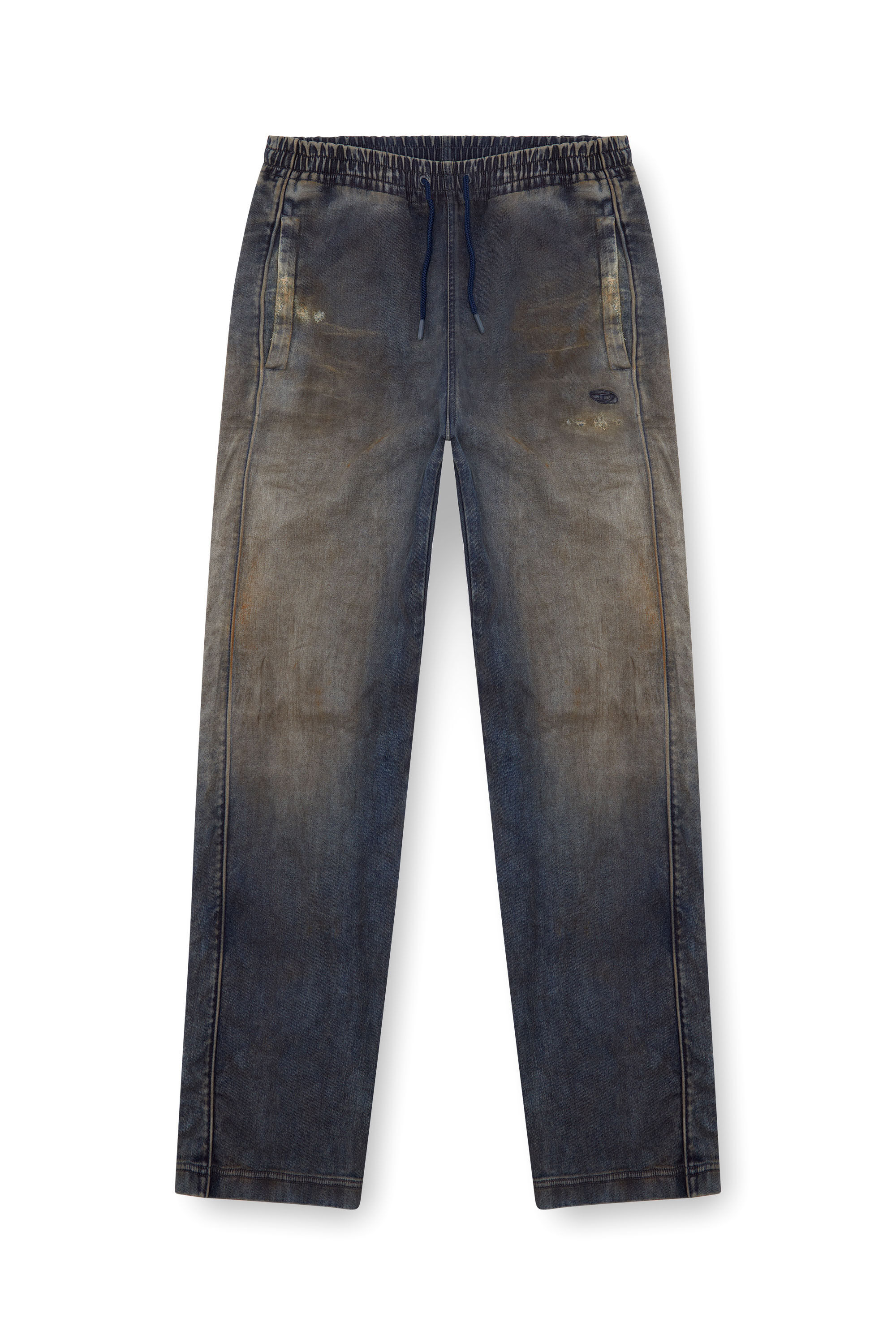 Diesel - Herren Relaxed D-Martyans Track Denim 068LV, Dunkelblau - 2