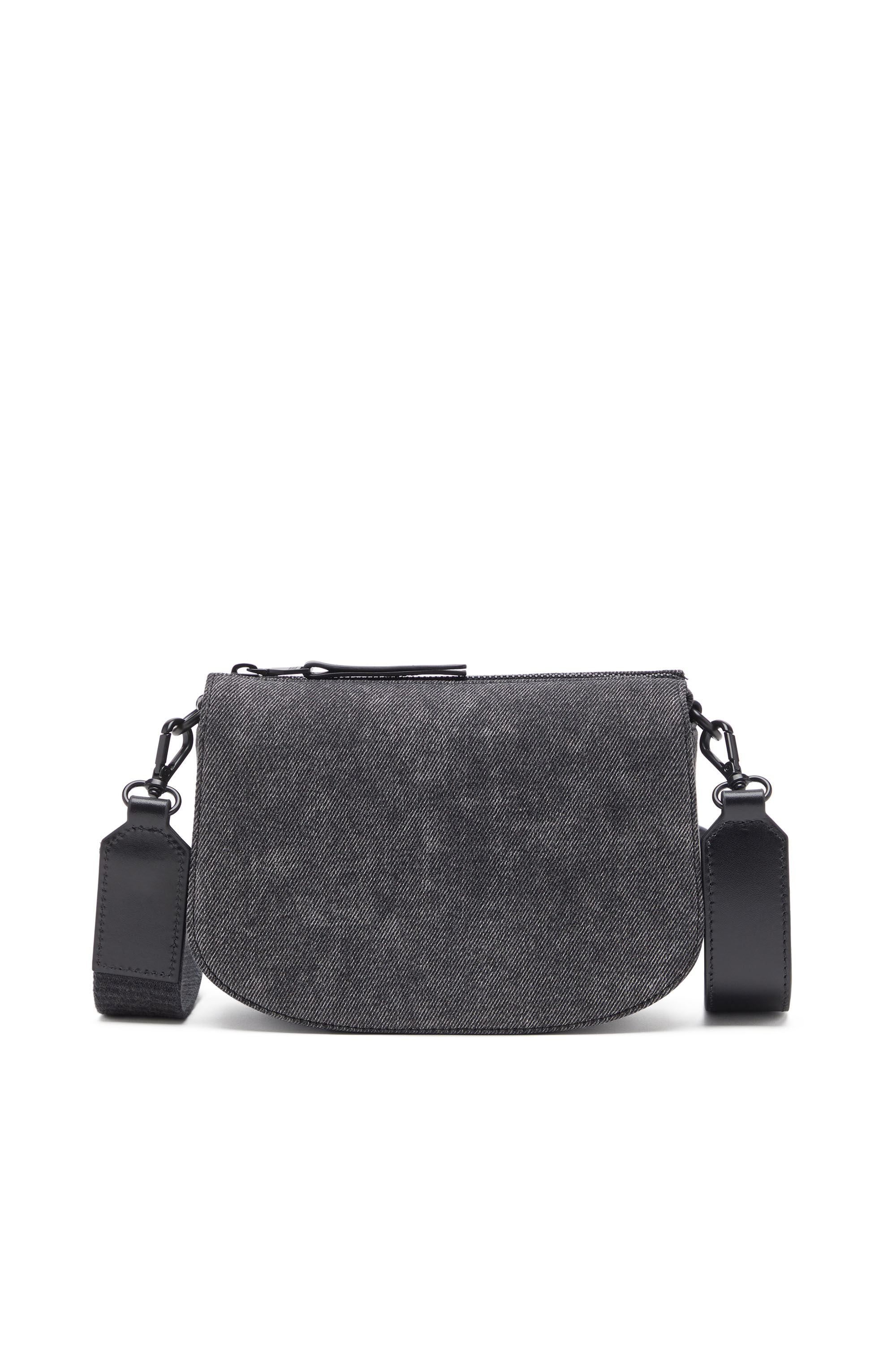 Diesel - 1DR CAMERA BAG, Unisex 1DR-Camera Bag aus Stonewashed-Denim in Schwarz - 3