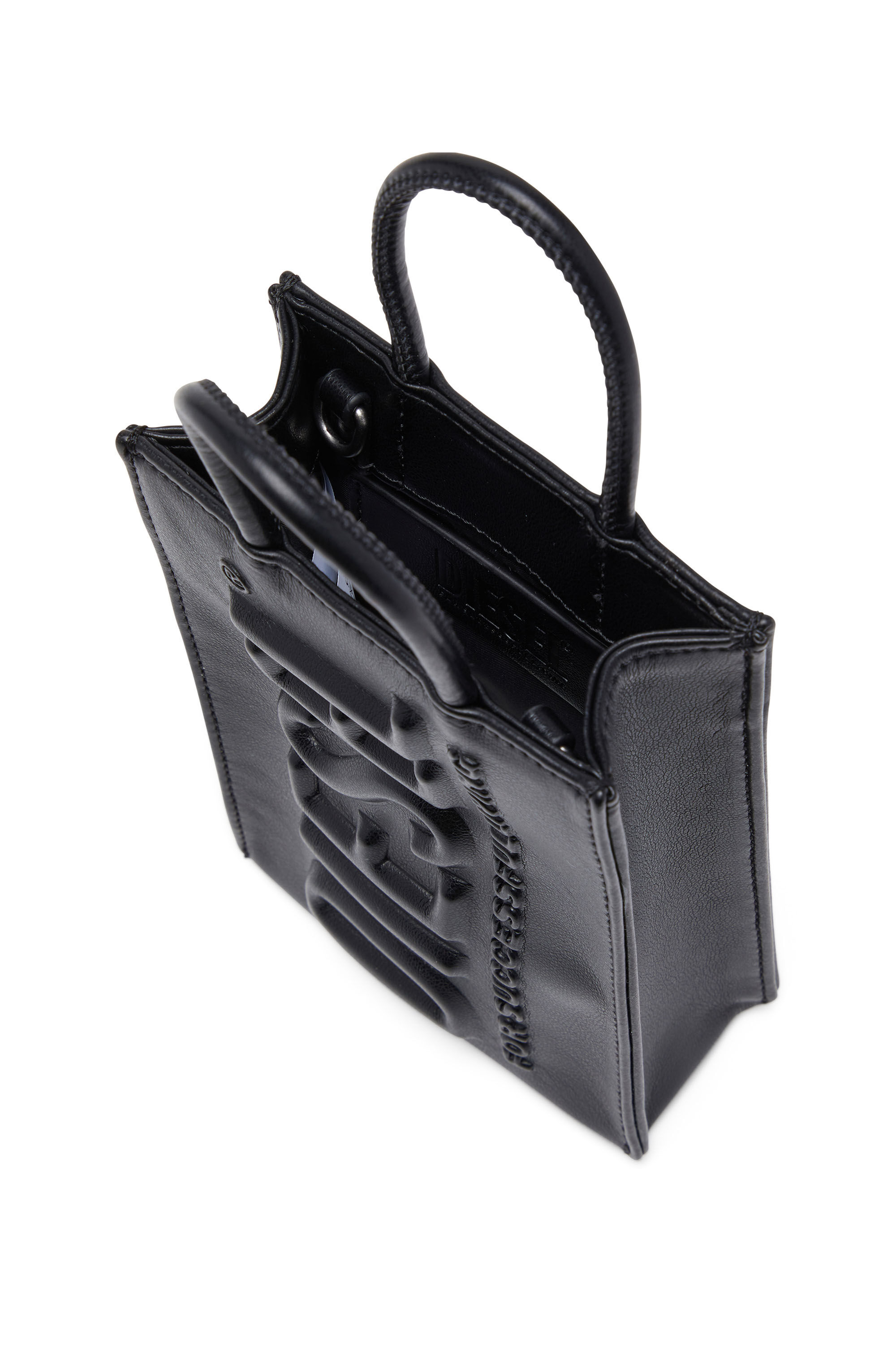 Herren Dsl 3D Mini -Kleine Tote-Tasche aus PU mit Logo
