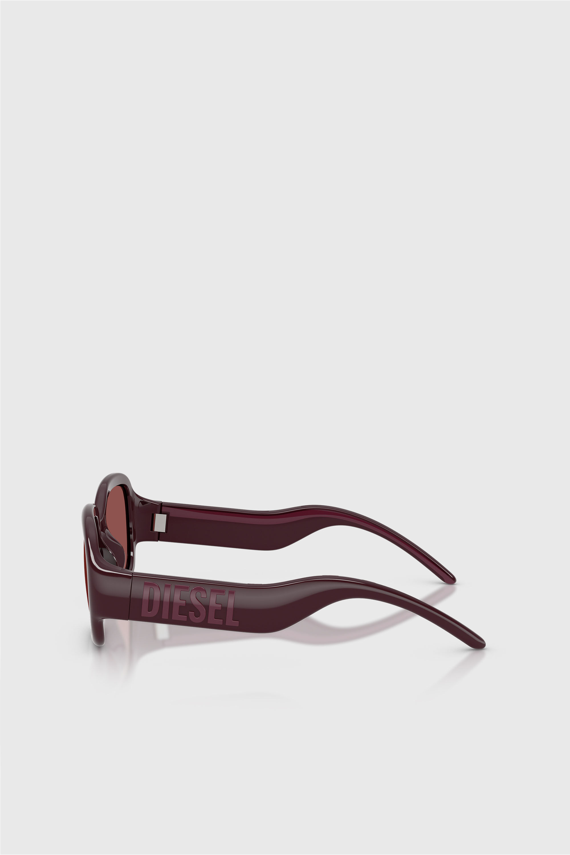 Diesel - 0DL3023U, Unisex's Pillow Sunglasses in Burgundy - 3