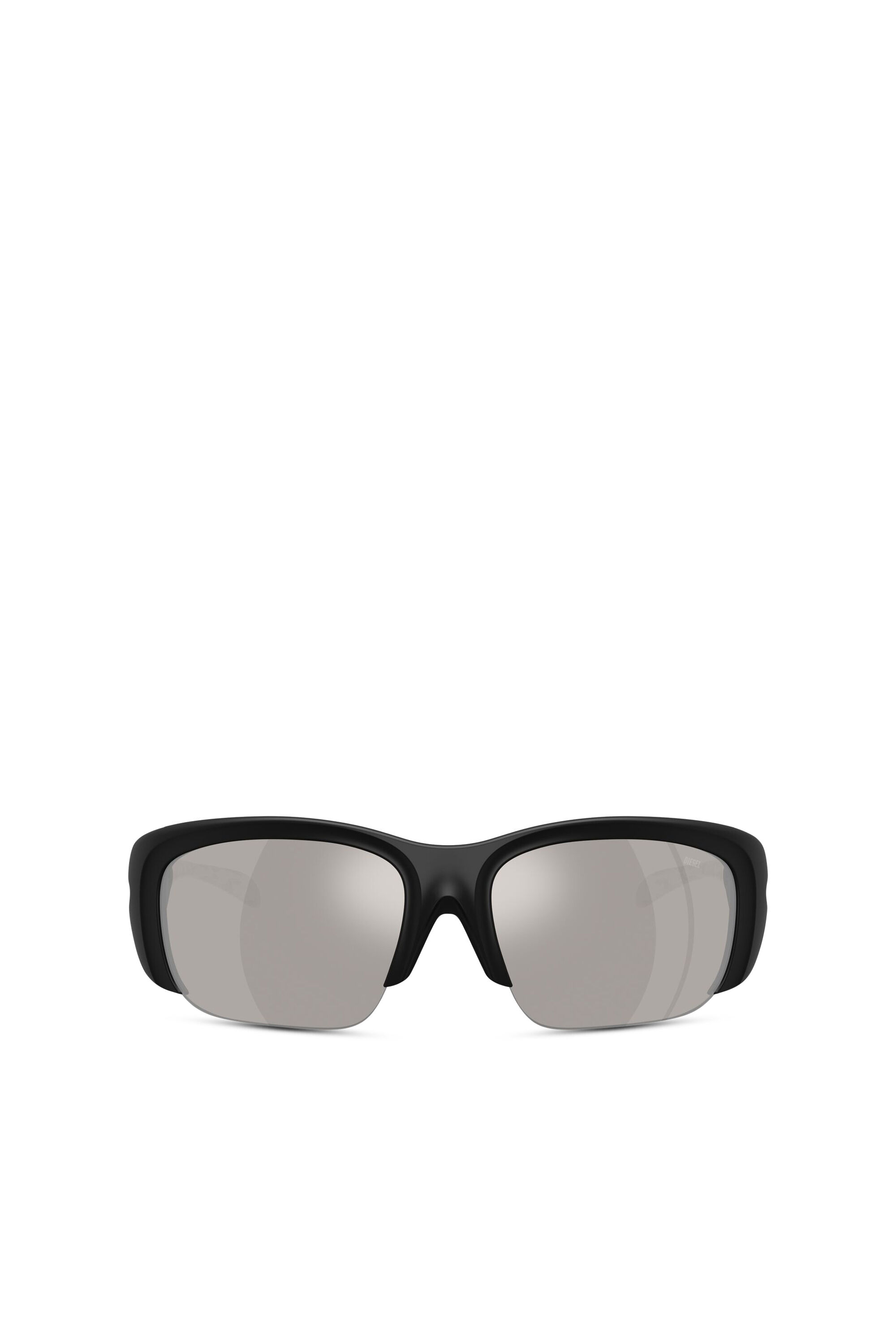 Diesel - 0DL3016U, Unisex Sonnenbrille mit Wickelb&uuml;geln in Schwarz/Grau - 1