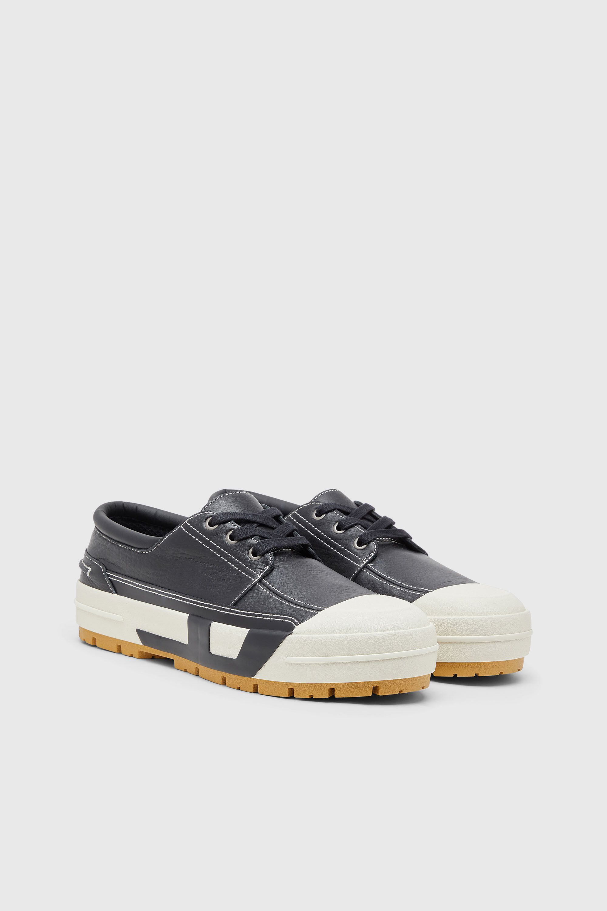 Diesel - S-D-VERSE MOCASSIN, Herren S-D-Verse - Hybrid-Mokassin aus Leder in Schwarz - 2
