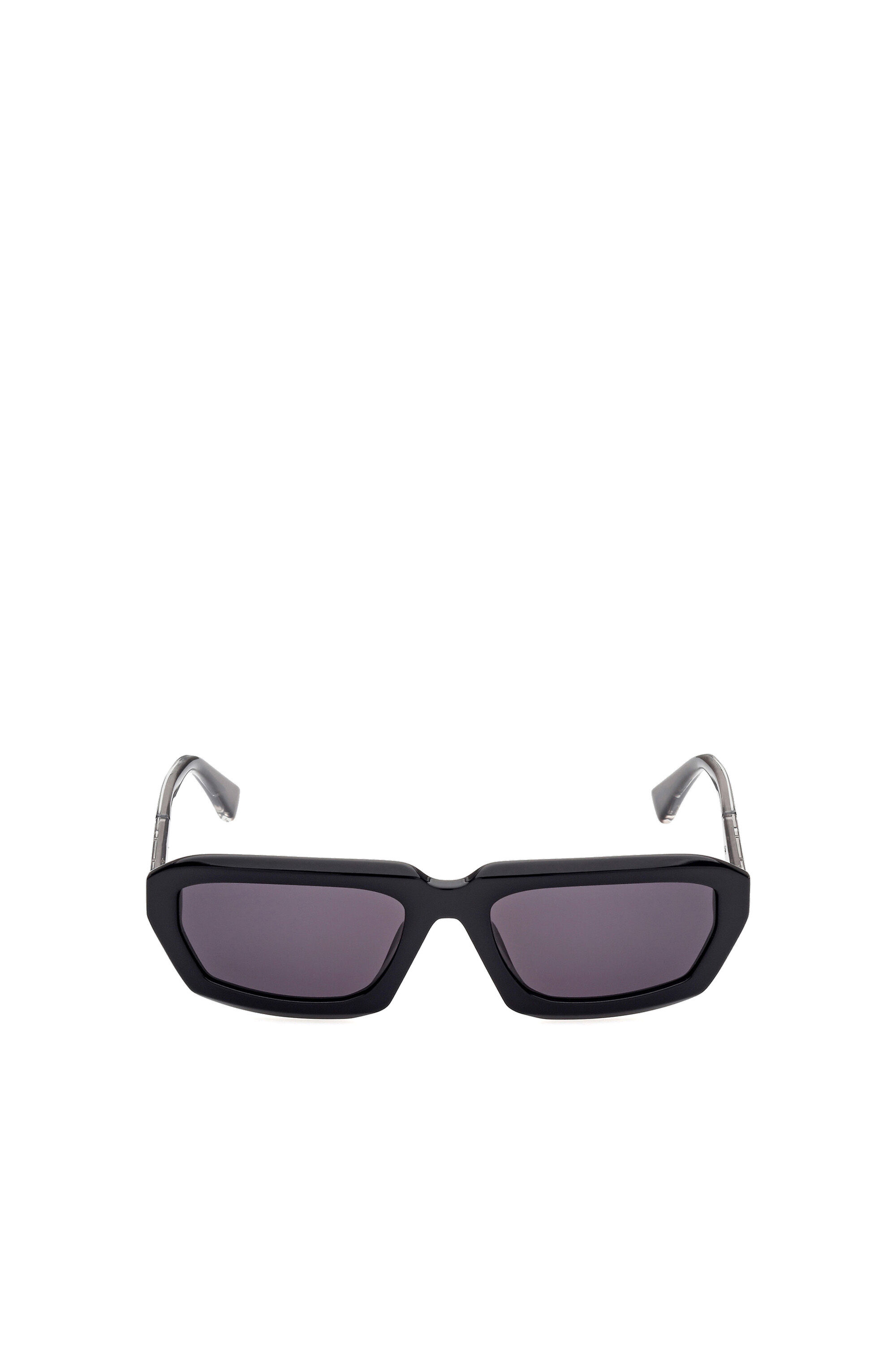 Diesel - DL0347, Unisex Kühne Volumina und schnörkellose Sonnenbrillen in Schwarz - 1