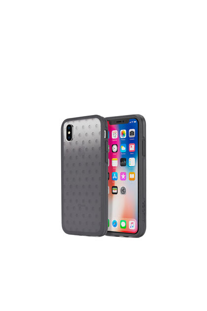 MOHICAN HEAD DOTS BLACK IPHONE X CASE