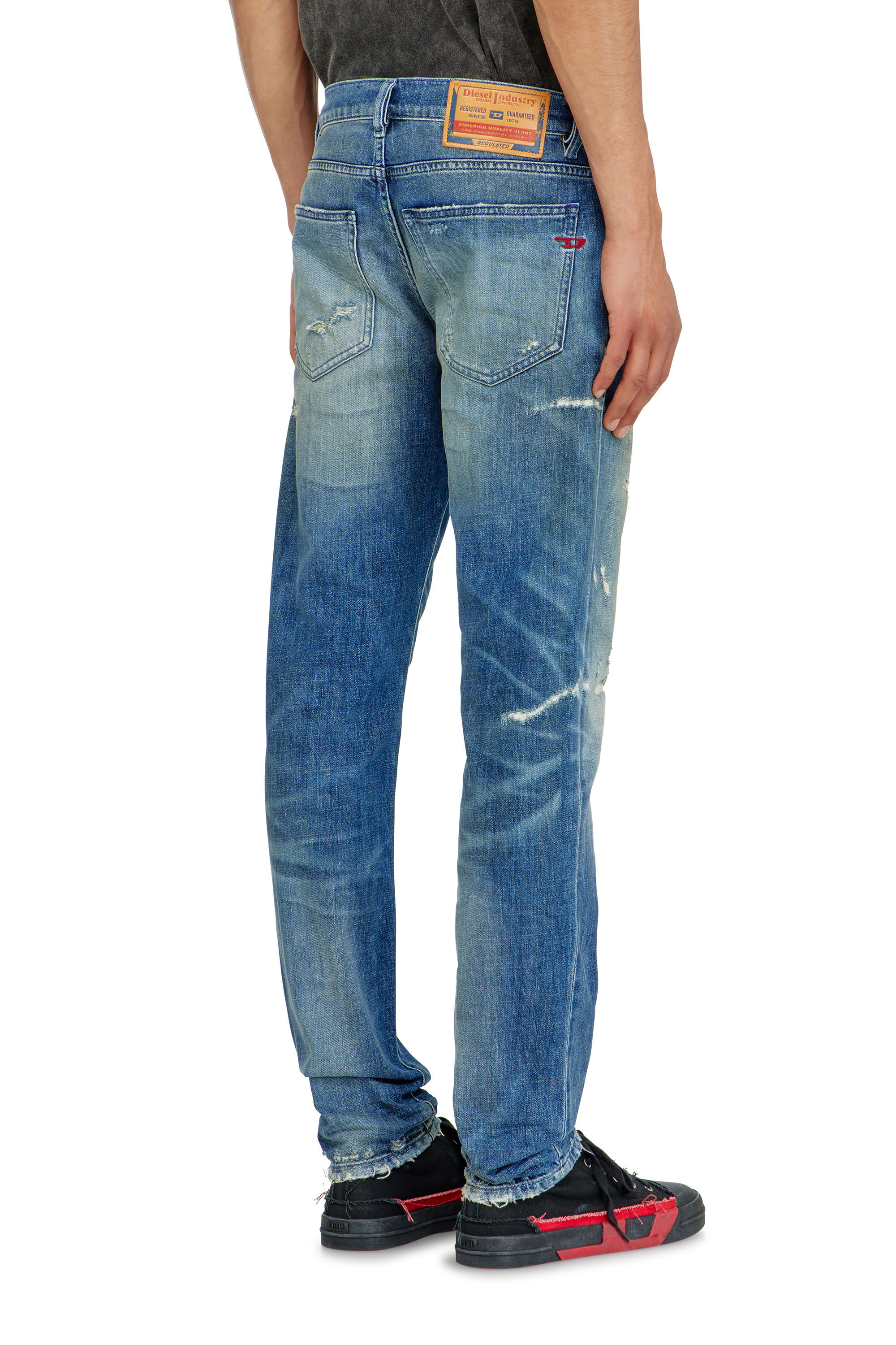 Diesel - Herren Slim Jeans 2019 D-Strukt 007EN, Mittelblau - 5