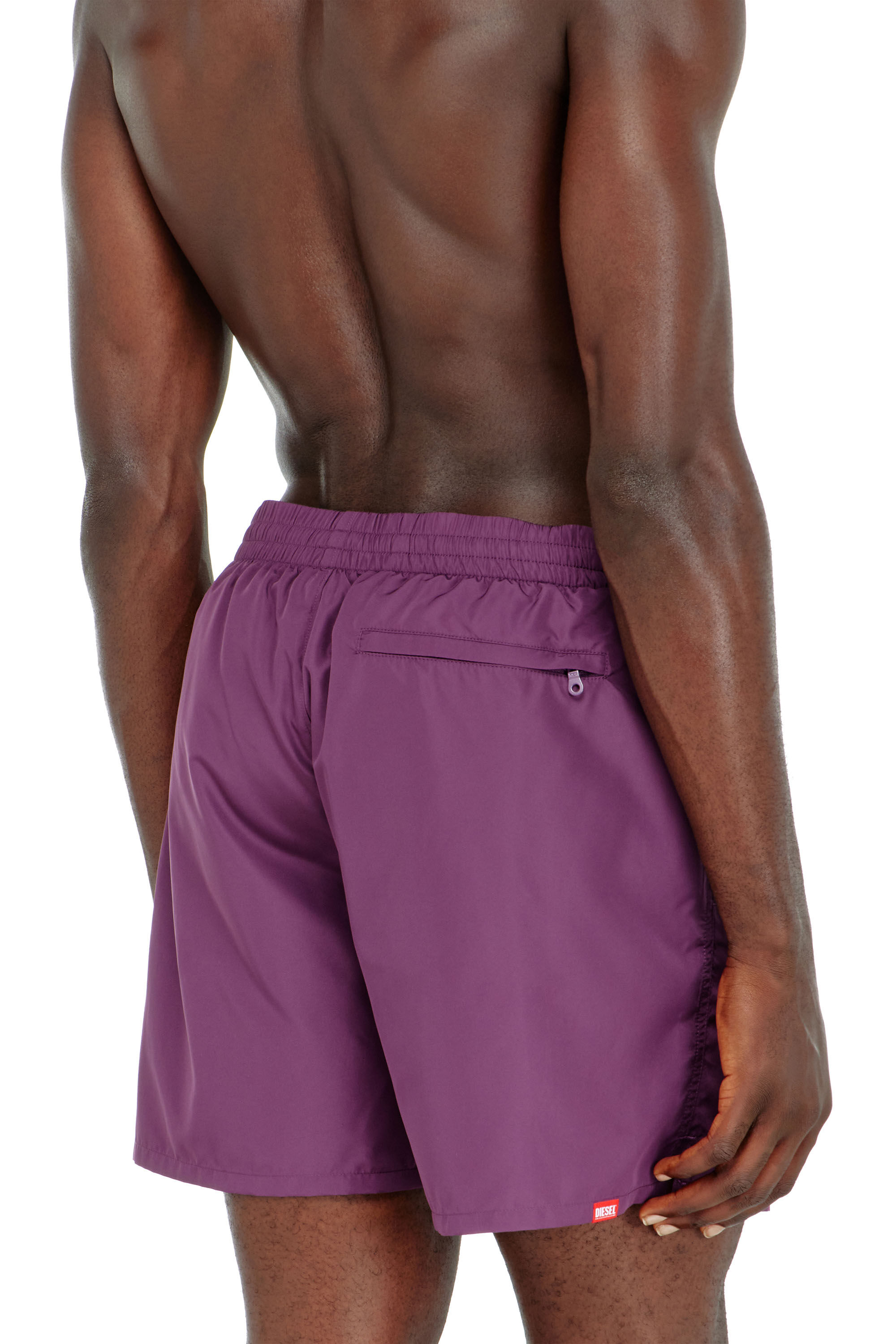 Diesel - GEORGE-41-UTLT, Herren Badeshorts mit metallischem Oval D Logo in null - 3