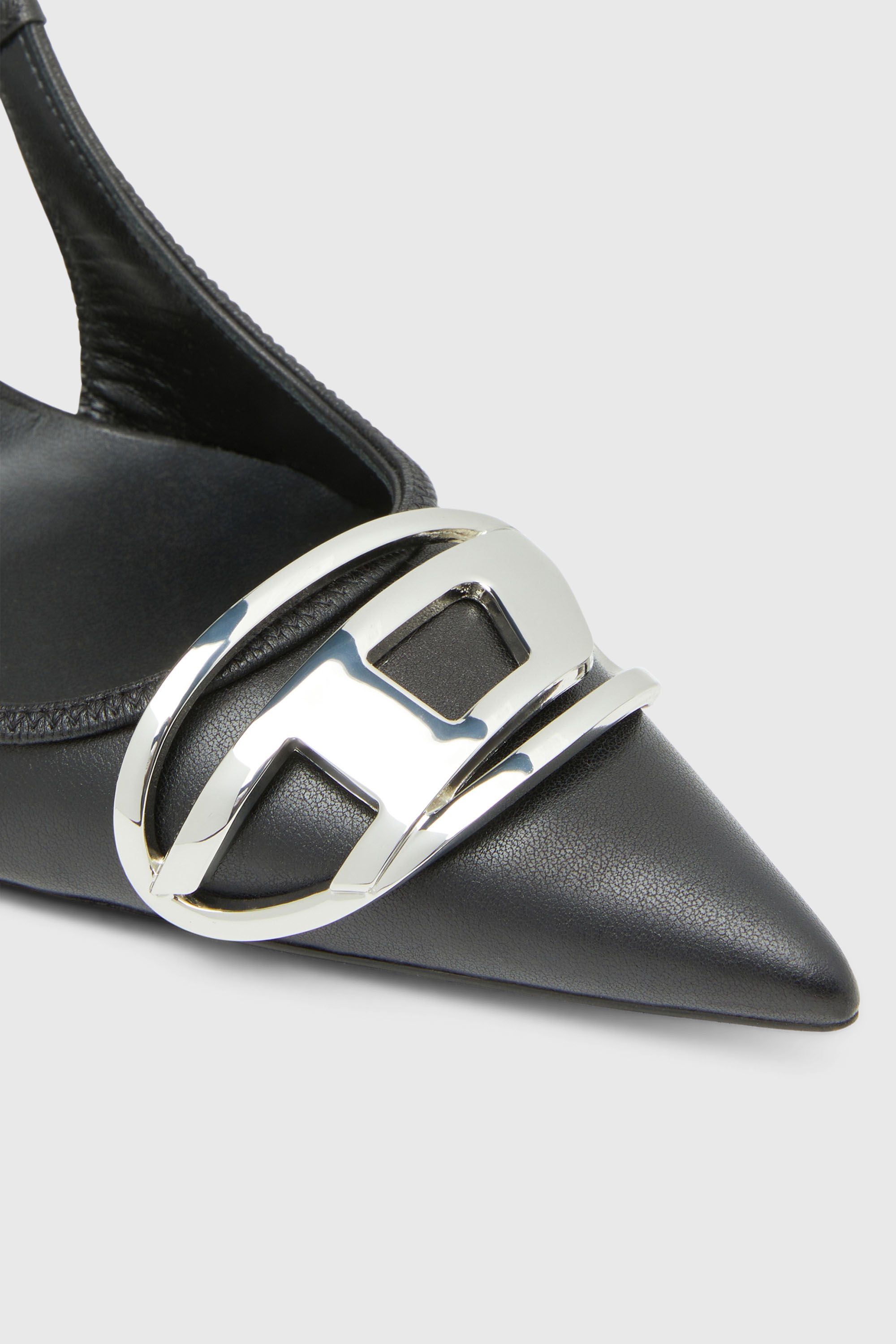 Diesel - D-VENUS SB, Damen D-Venus-Slingback-Pumps aus Nappa-Leder in Schwarz - 6