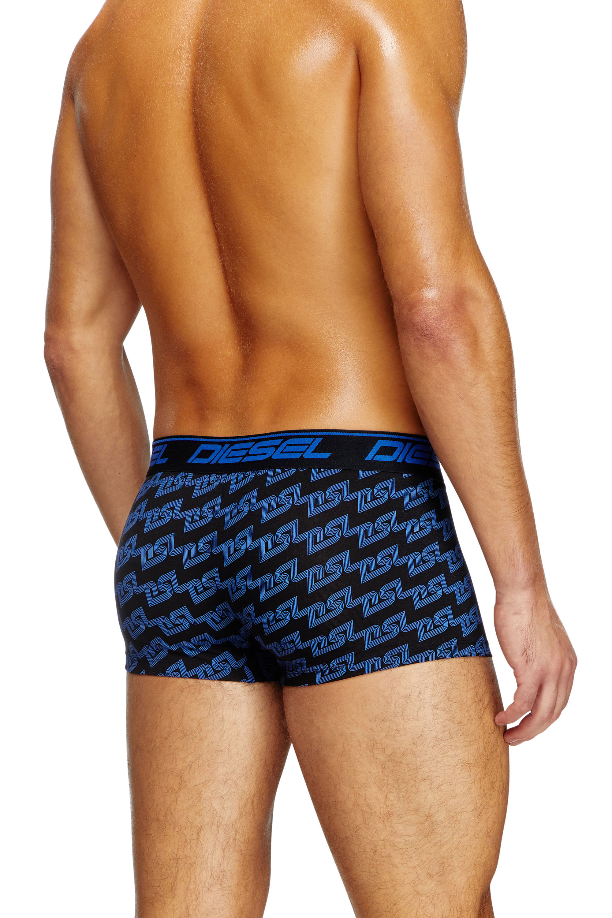Diesel - UMBX-DAMIEN, Herren Retropants mit Spritzer-Print in Blau - 4