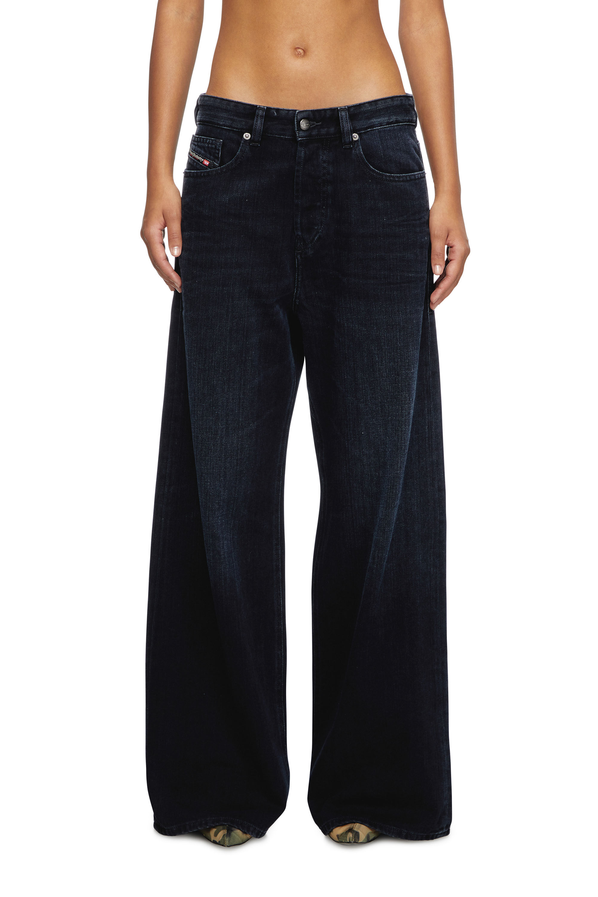 Diesel - Damen Relaxed Jeans 1996 D-Sire 09L54, Dunkelblau - 3