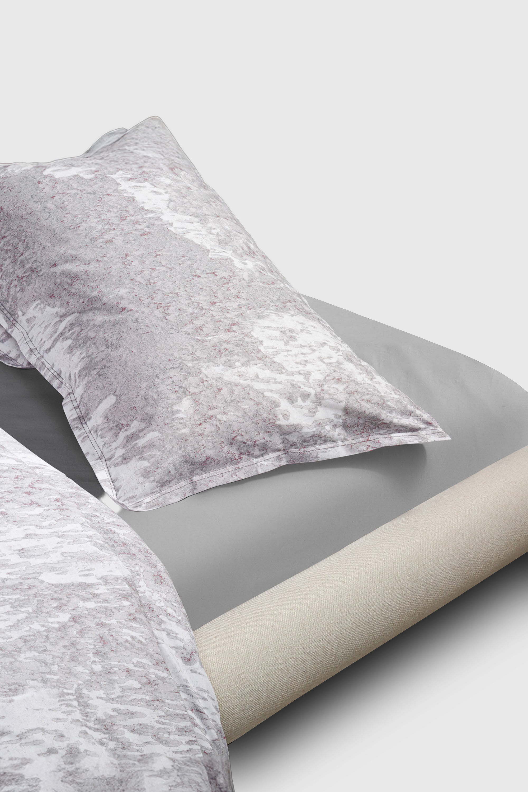 Diesel - 1015007 ACID RAIN - COTTON DUVET COVER, Unisex Bettbezug aus Baumwolle in Grau - 2
