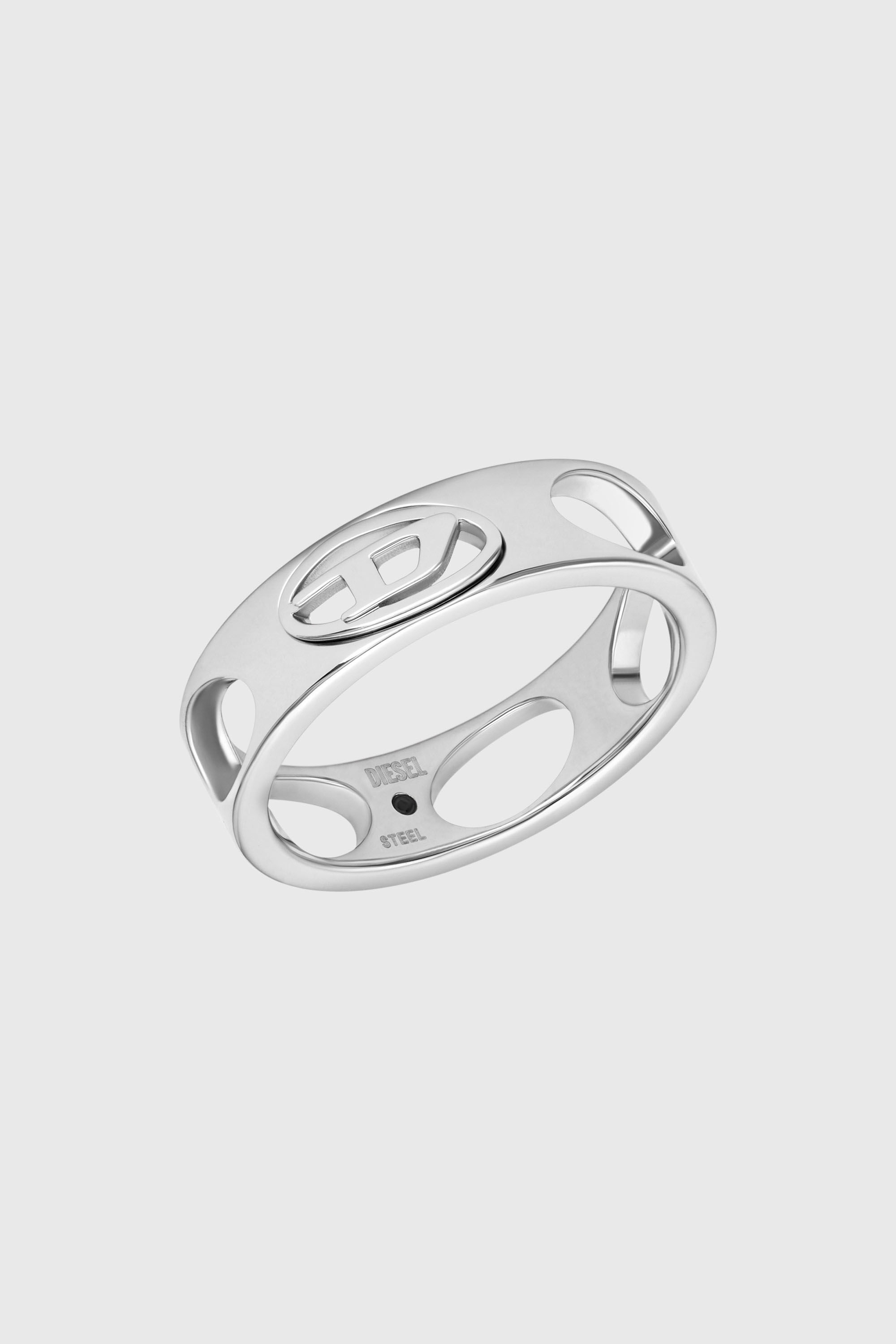 Diesel - DX166540 JEWELLERY, Unisex Edelstahl-Bandringe in Silber - 1