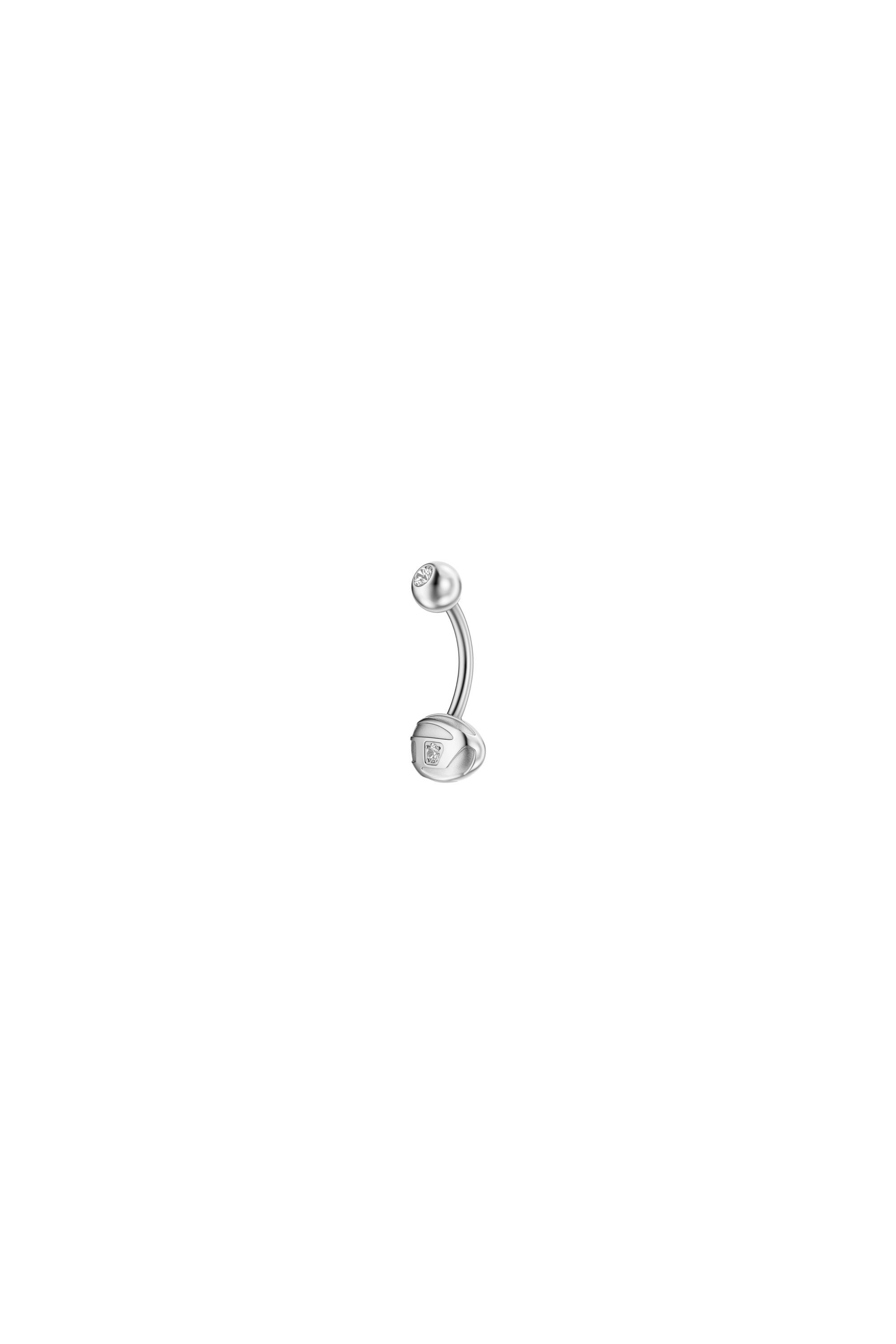 Diesel - DX1698040 JEWELLERY, Unisex Bauchnabelschmuck aus Edelstahl in Silber - 2