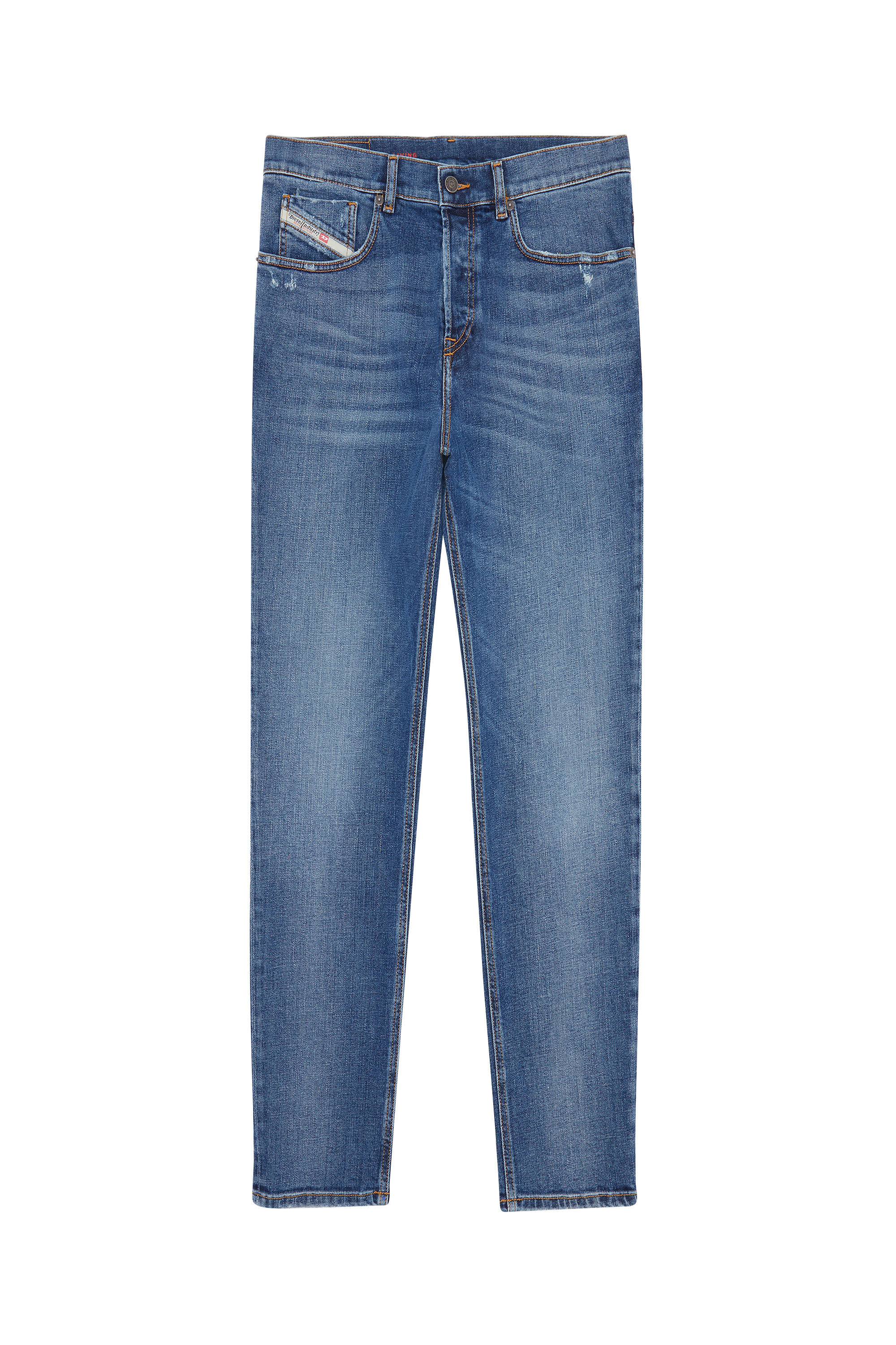 Diesel - 2005 D-FINING 09E44 Tapered Jeans, Mittelblau - Image 2