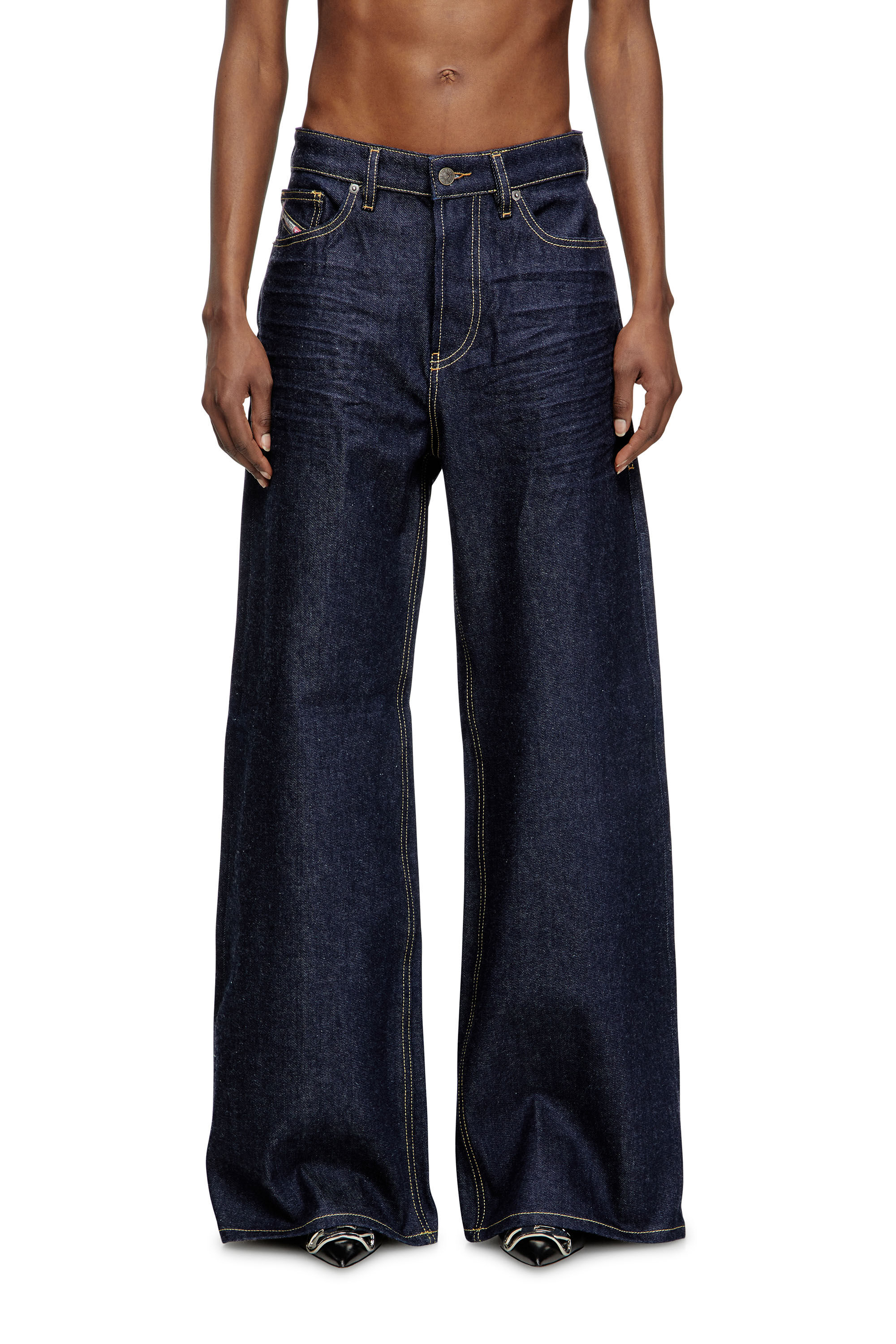 Diesel - Damen Relaxed Jeans 1996 D-Sire 0GRDV, Dunkelblau - 3